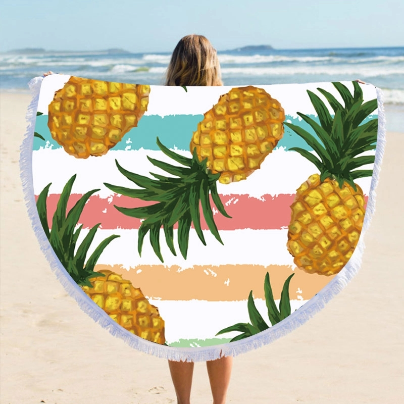Custom Oversize Round Beach Towel 7