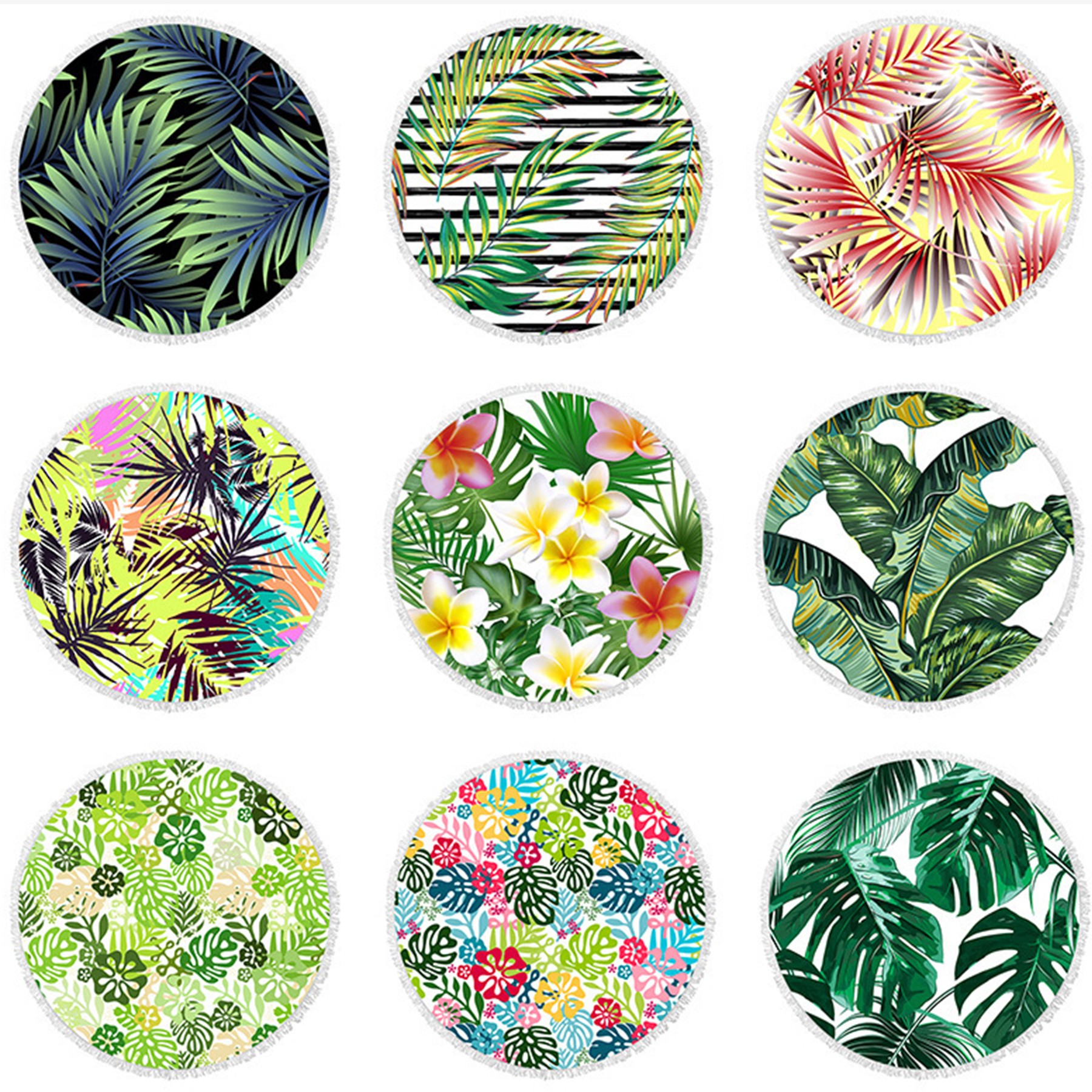 59" Round Microfiber Beach Towel 4