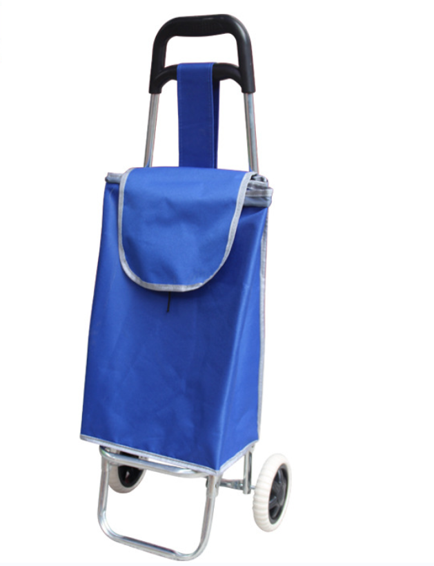 Folding pull bar shopping cart 10