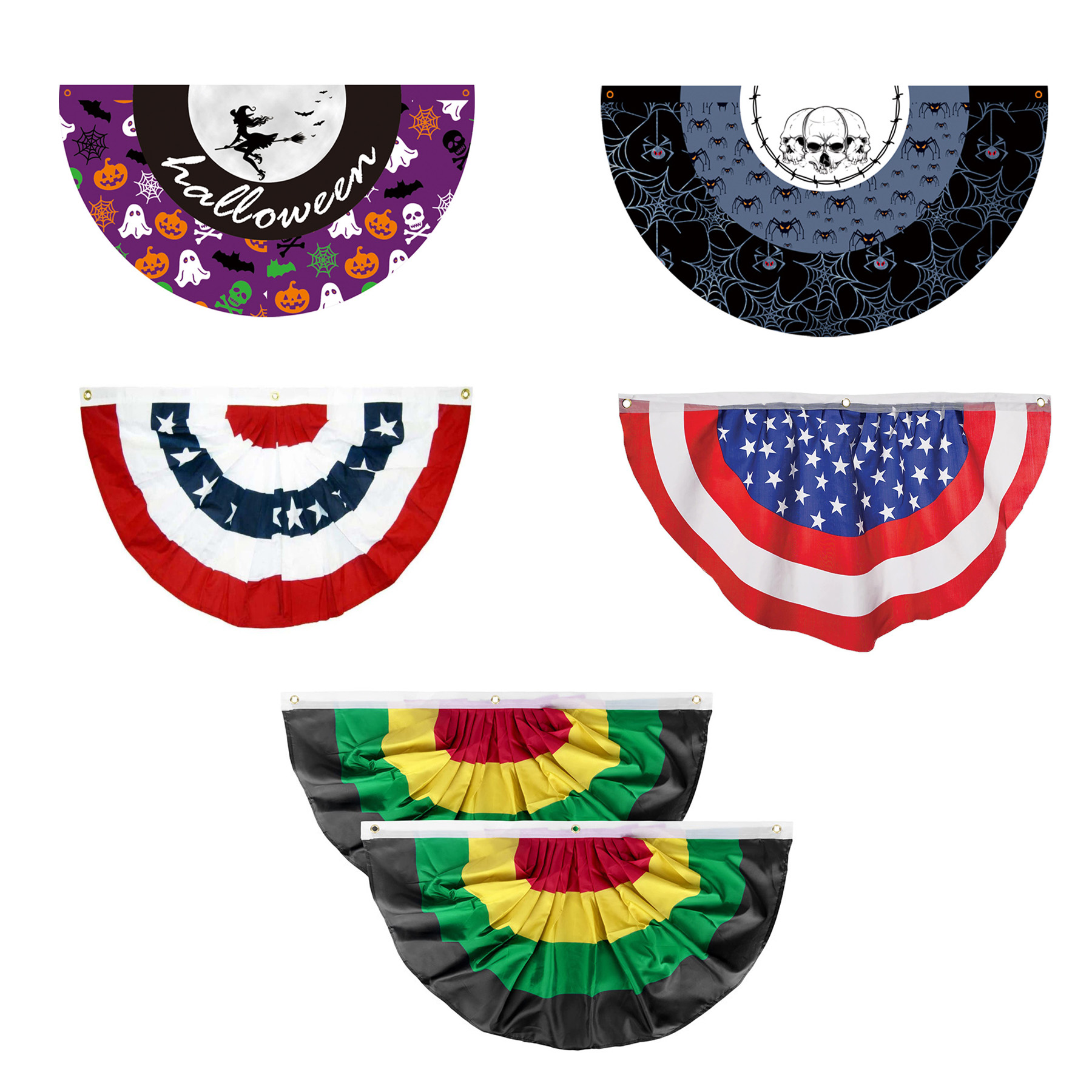 Custom Half Round Bunting Flags 3