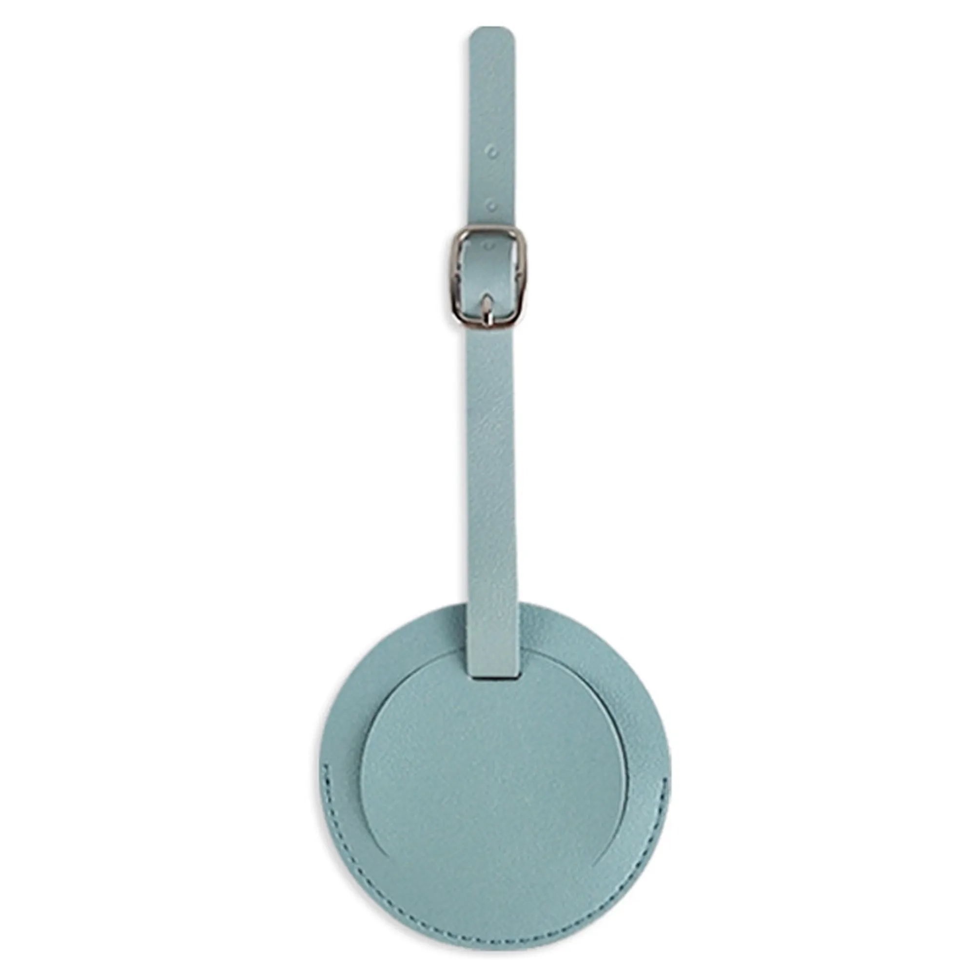 Round PU Leather Luggage Tag 6
