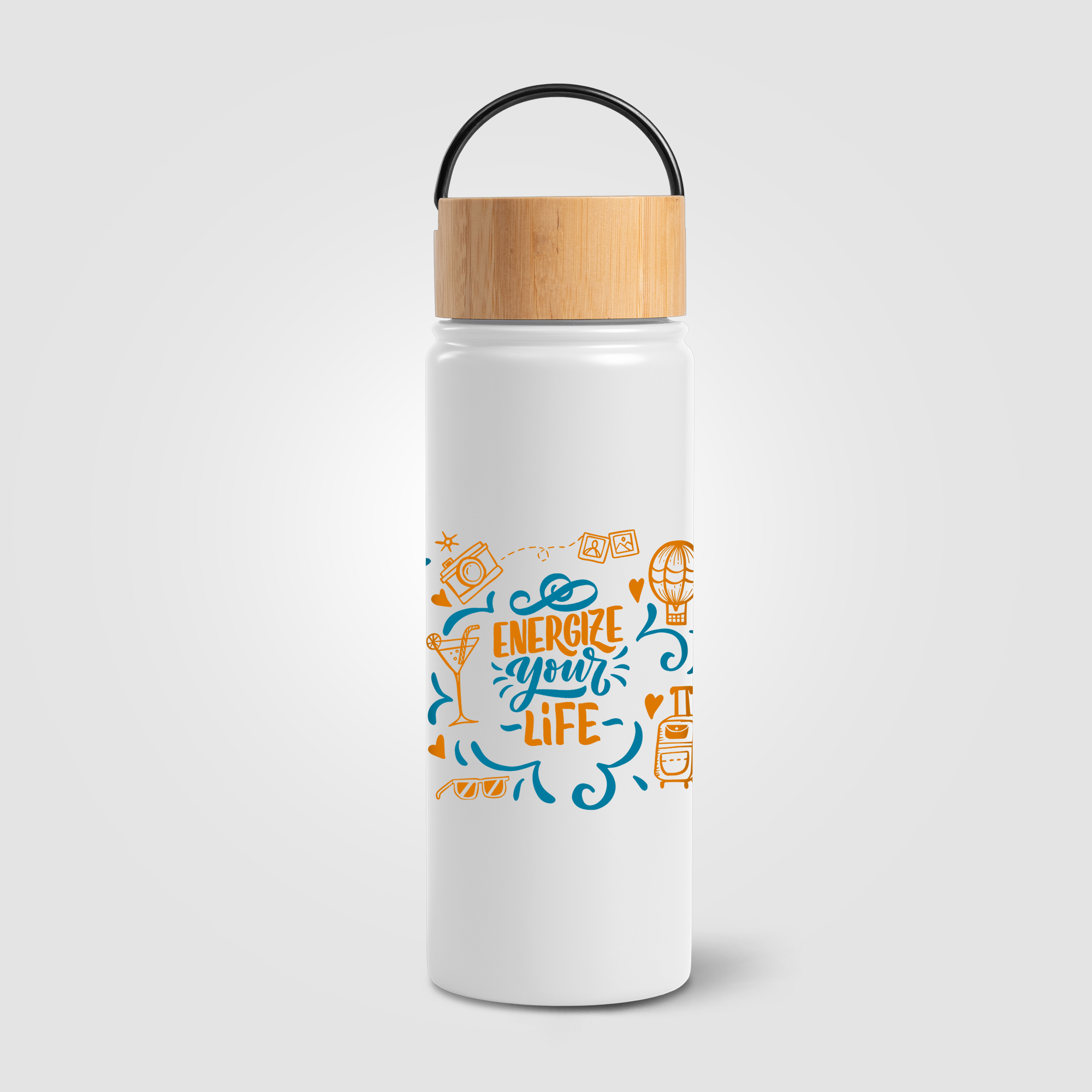 Reborn - 18 oz. Double Wall Stainless Steel Bottle, custom water bottle with logo imprint 19
