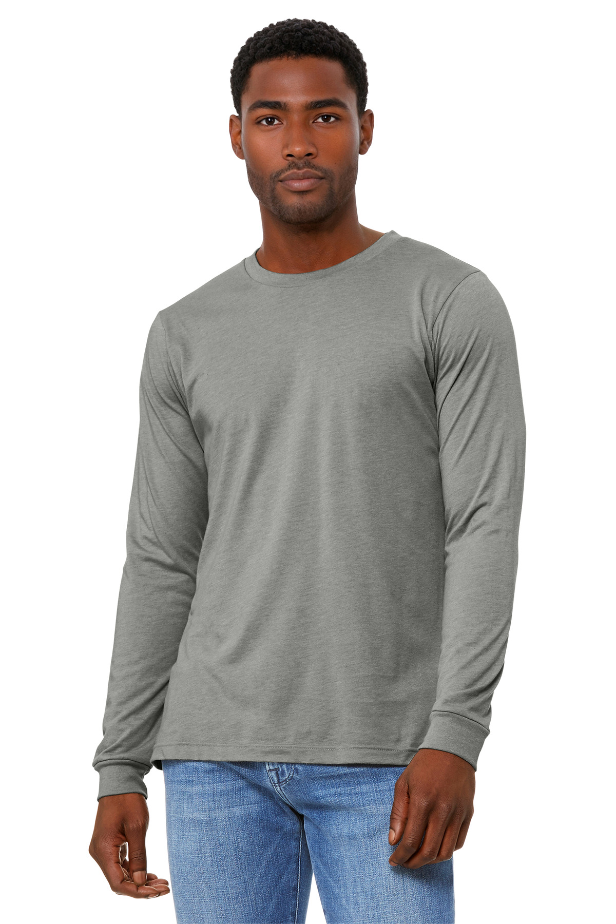 BELLA+CANVAS Unisex Heather CVC Long Sleeve Tee BC3501CVC 164