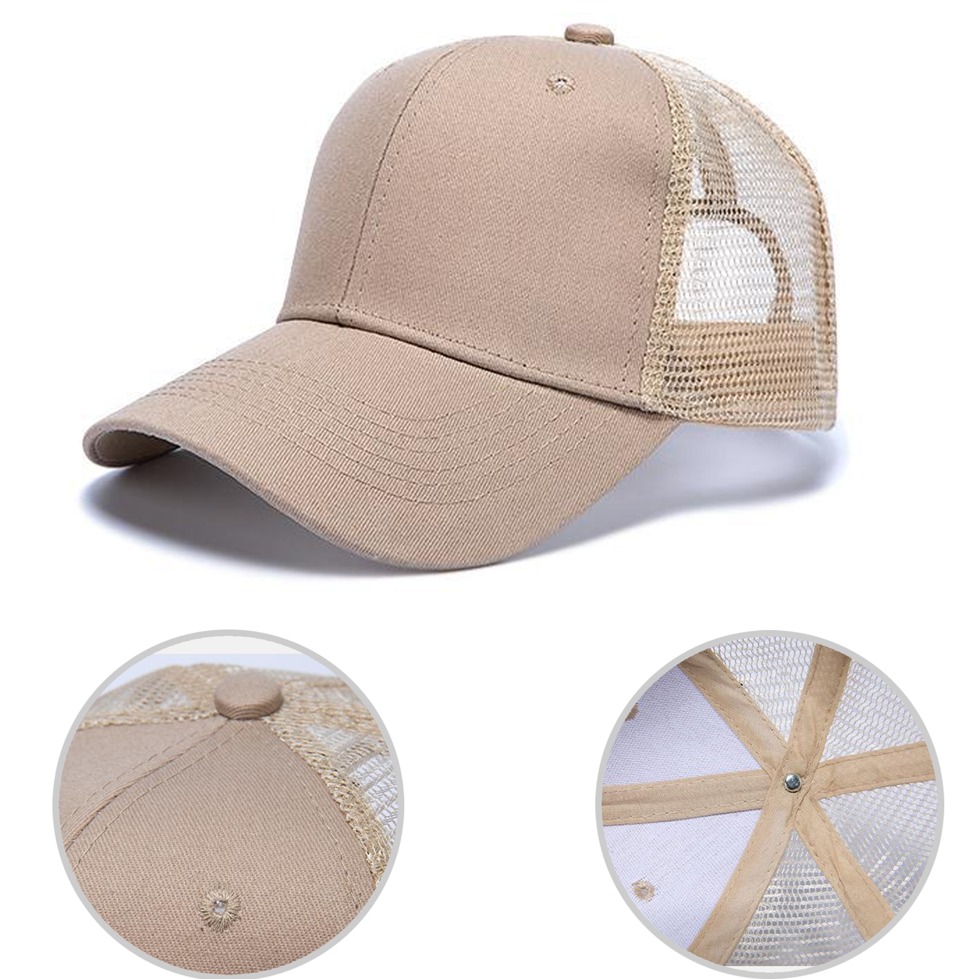 Full Color Imprint Cotton Adjustable Mesh Trucker Hat 7