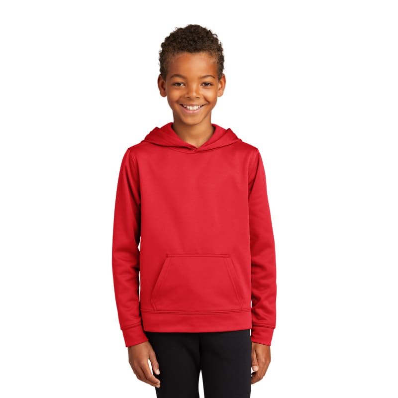 Port & Company Youth Performance Fleece Pullover Hooded Sweatshirt. 5