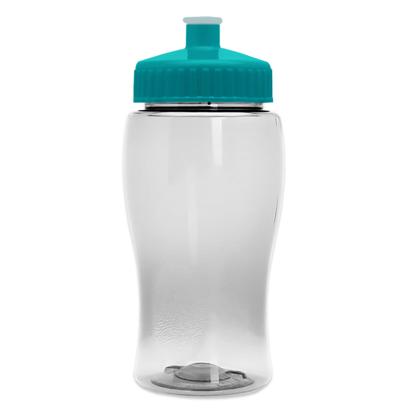 Poly-Pure Jr. - 18 oz. Transparent Bottle with Push pull 19