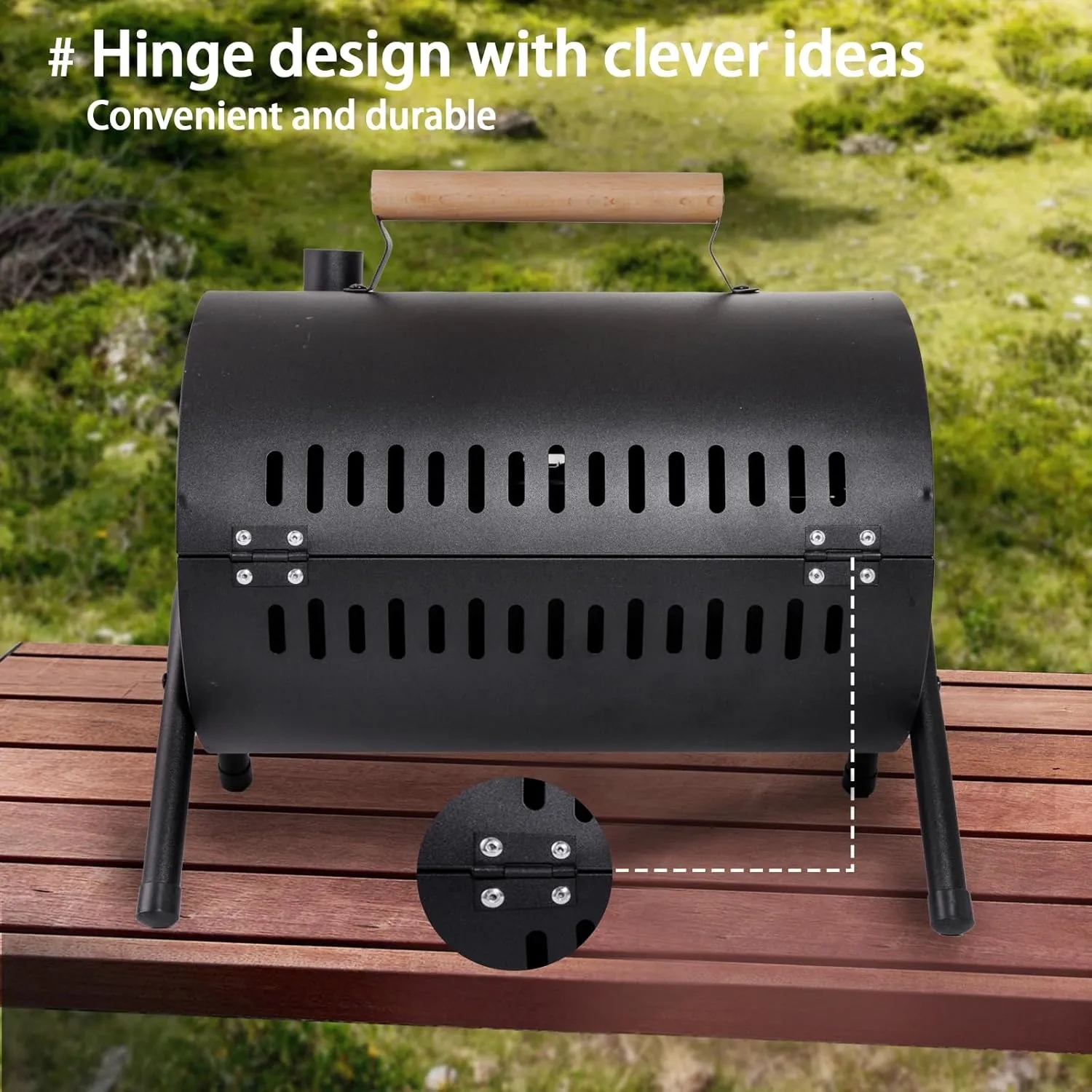 Portable Charcoal Grill 3