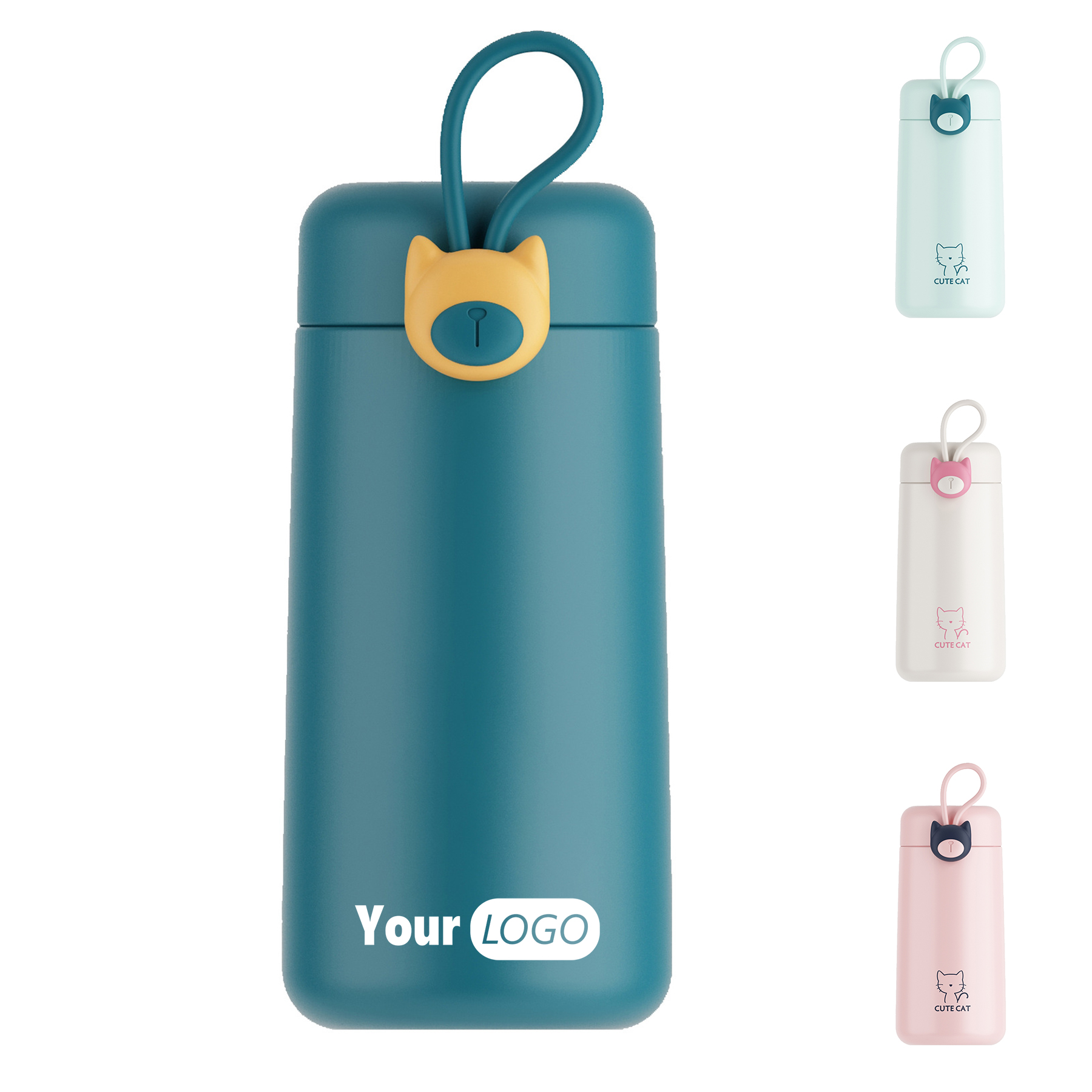 9oz stainless steel cartoon cute portable insulation cup 4