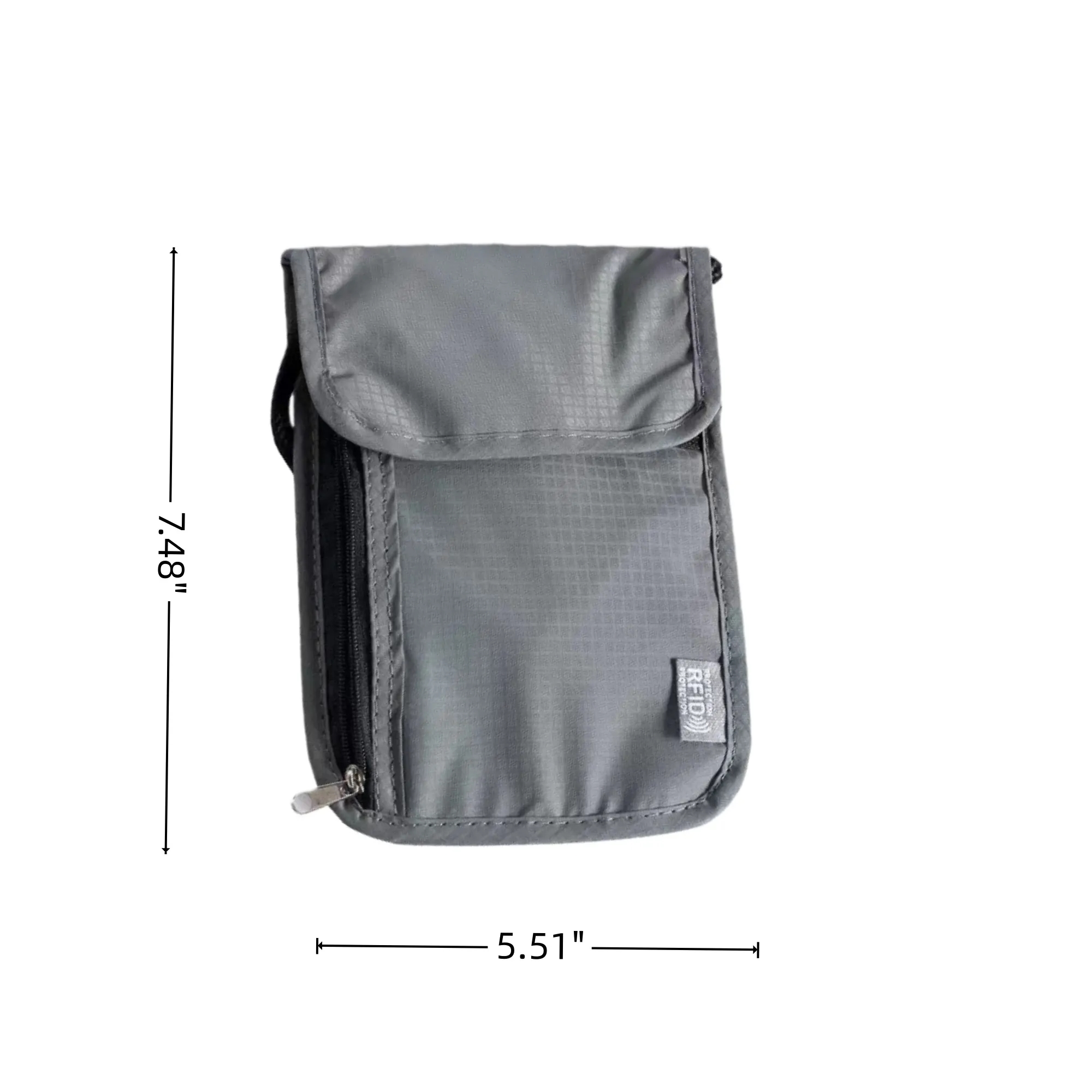 Travel RFID Blocking Pouch Neck Strap Passport Holder Wallet 4