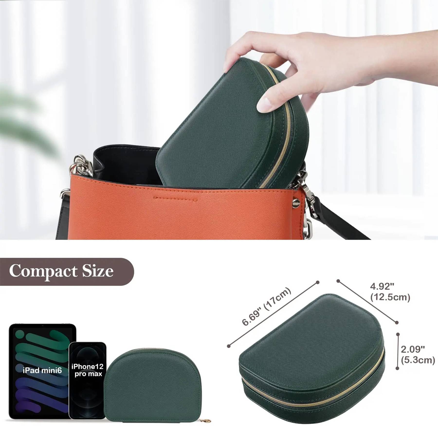 PU Leather Travel Jewellery Box for Women 7