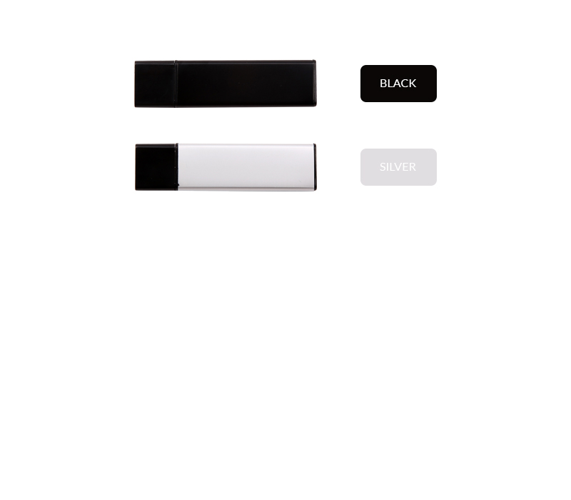 Classic Aluminum USB Flash Drive, 32GB 3