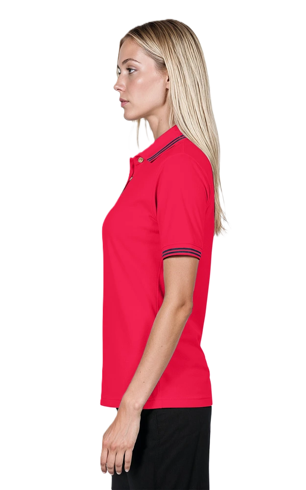 Ladies' Superblend Tipped Pique Polo 28