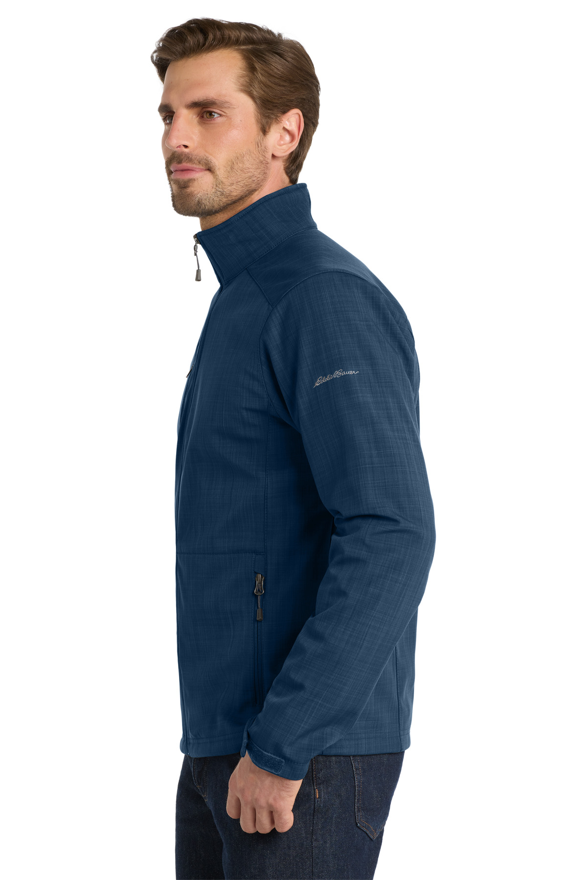 Eddie Bauer Shaded Crosshatch Soft Shell Jacket. EB532 6
