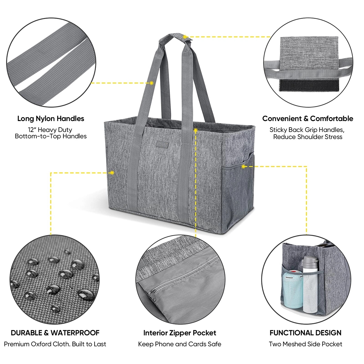 9 Gallon Extra Large Utility Tote 1