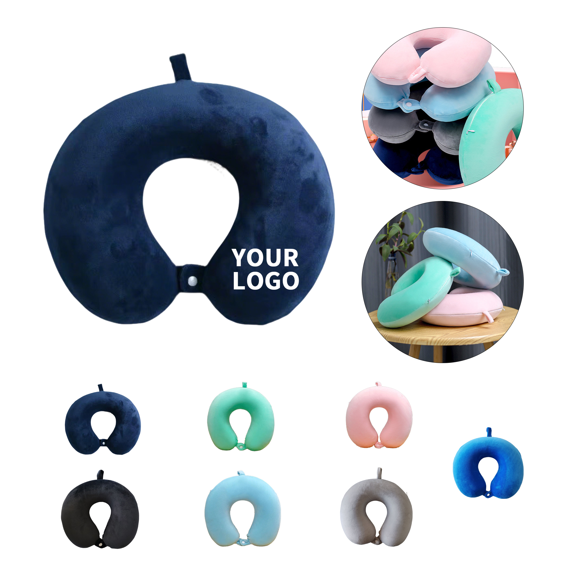 Memory Foam U Shaped Neck Support Pillow 4