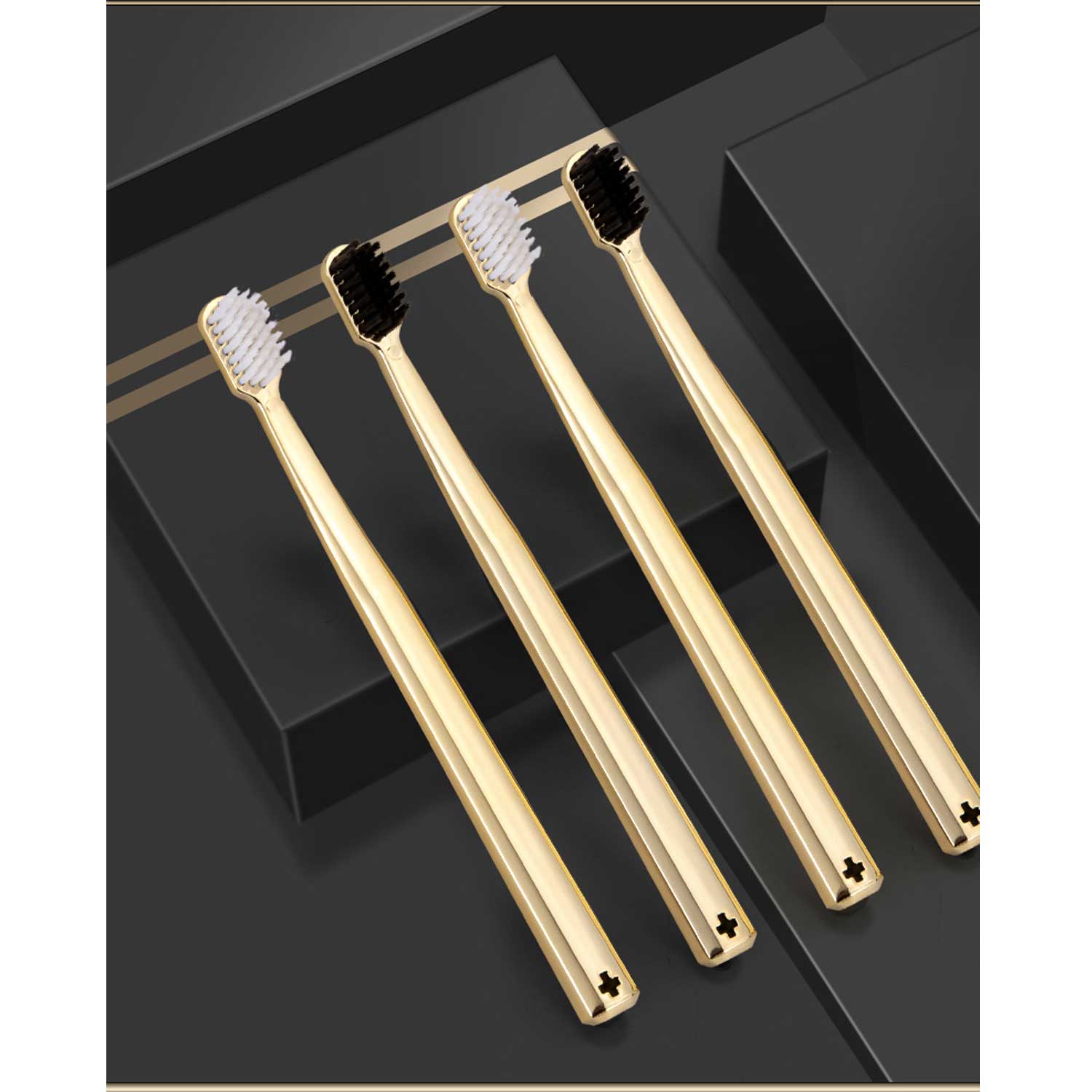 Gold-Plated Soft Toothbrush - Gentle Gum Care 3