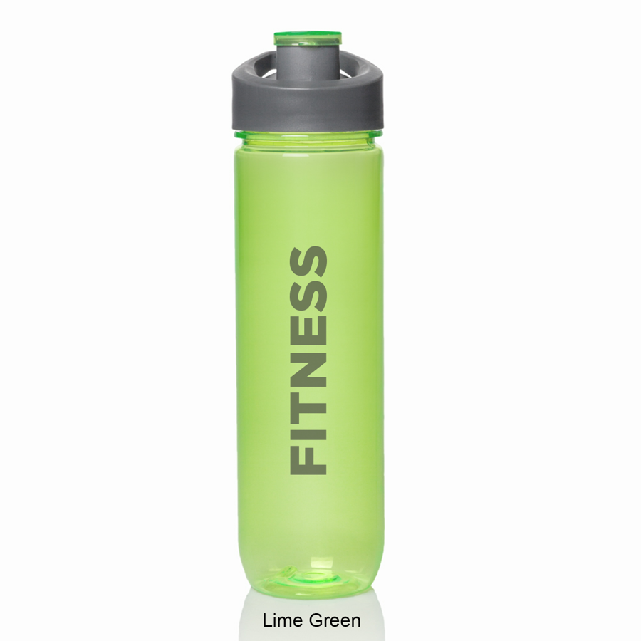 Plastic Sports Water Bottle - Flip Lid, 28 oz. 4