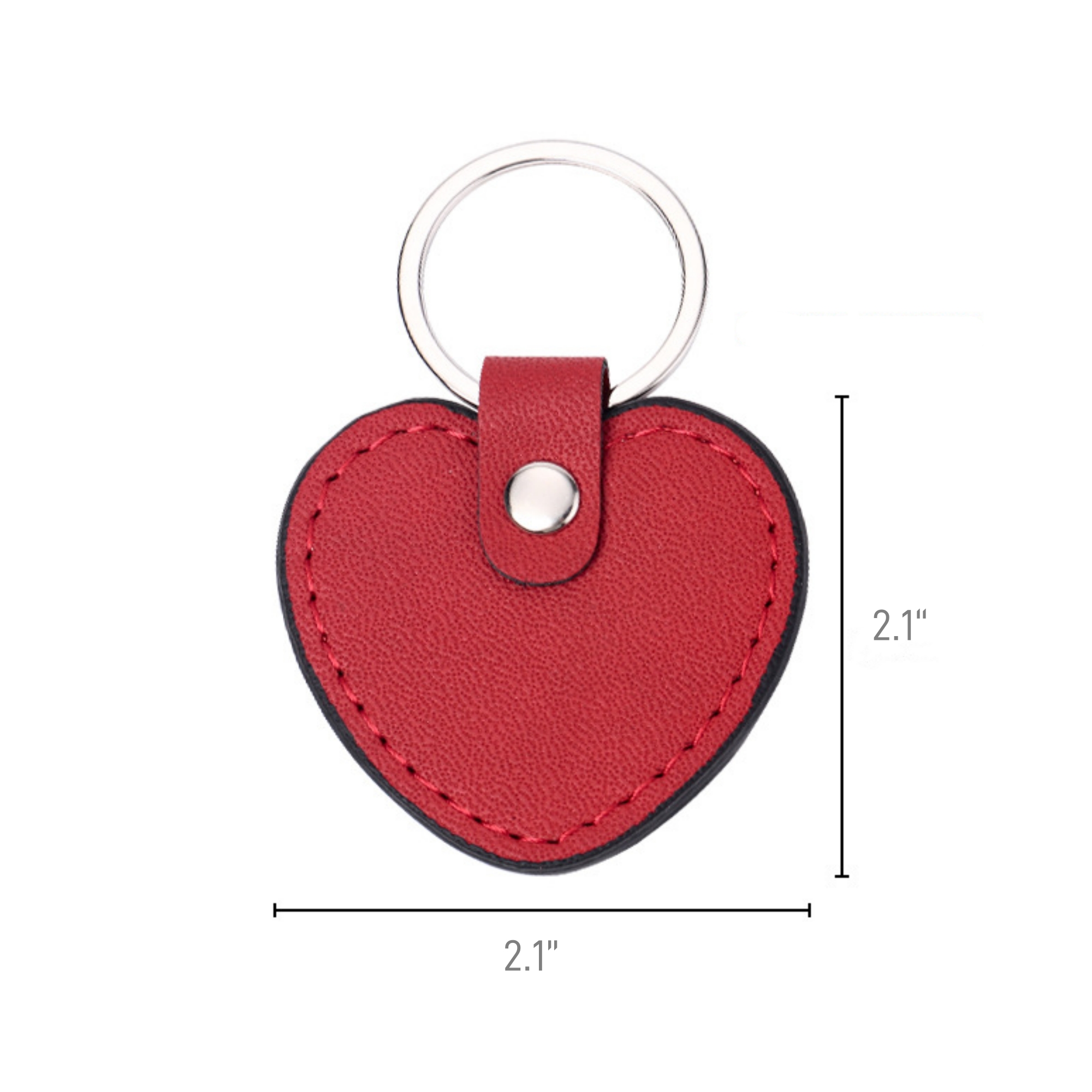 Heart Leather Keychain 4