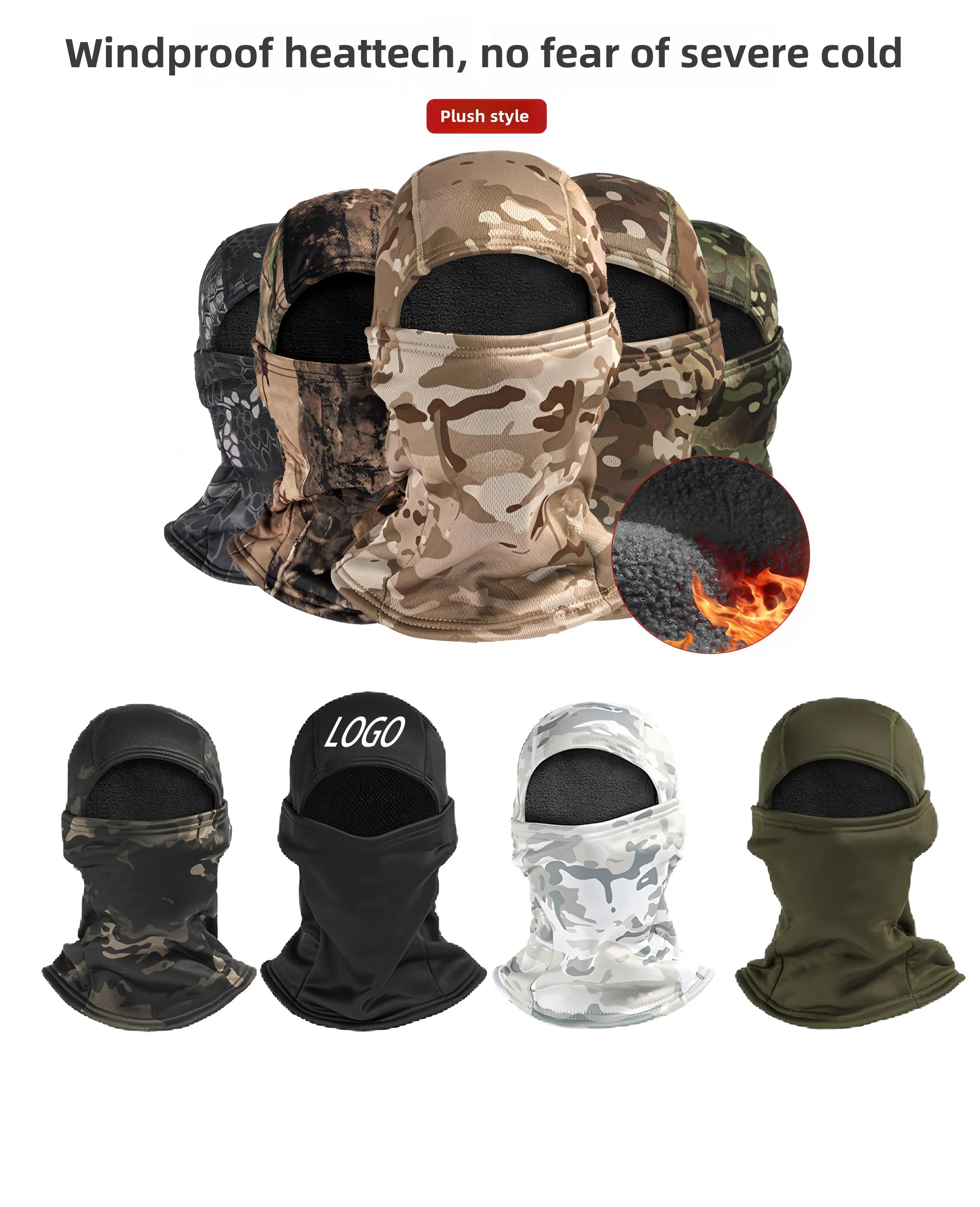 Polar Fleece Winter Balaclava Ski Mask 7