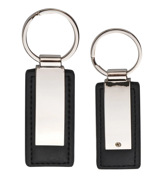 Leatherette Metal Keychain 4