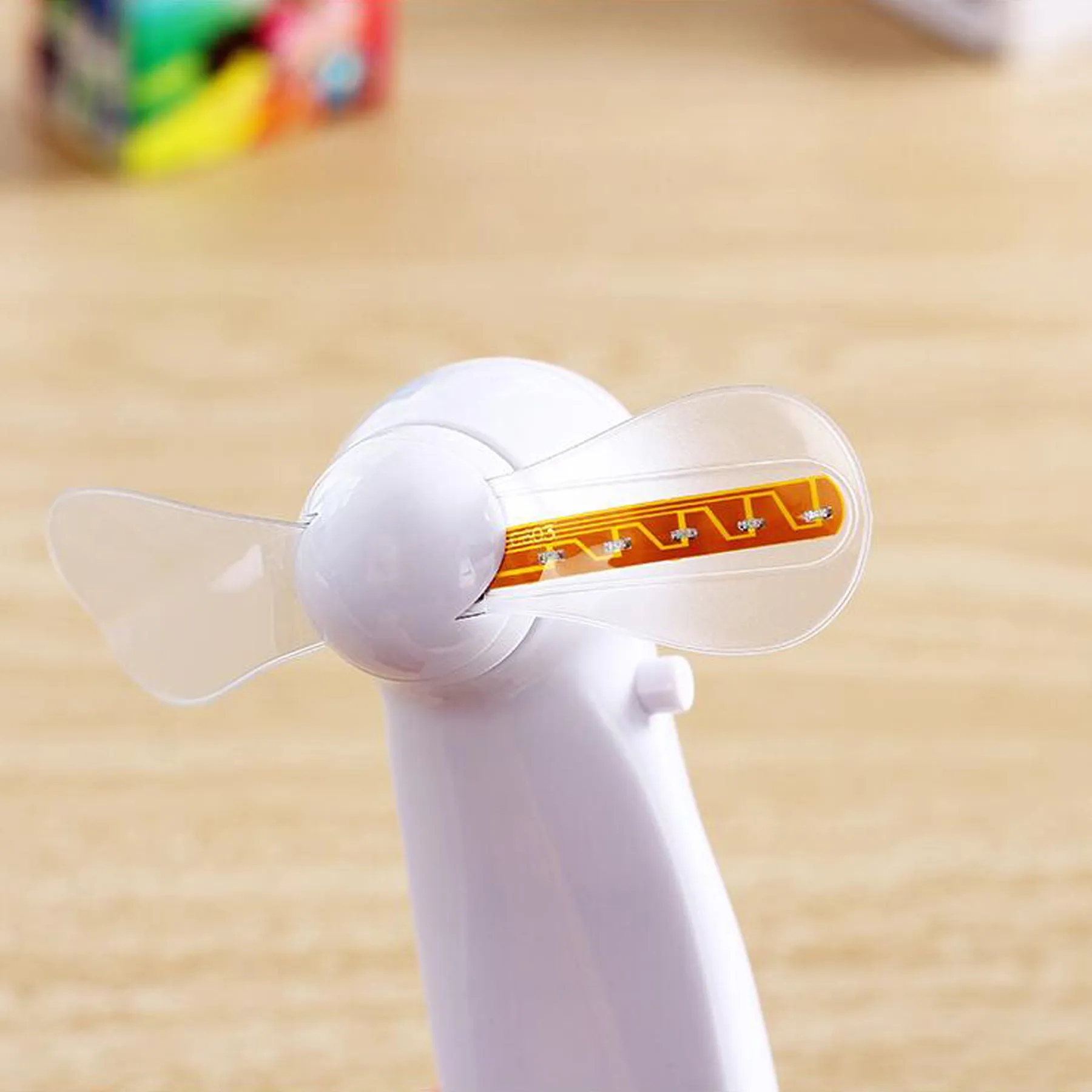 LED Hand Held Pre Programmed Message Fans 5