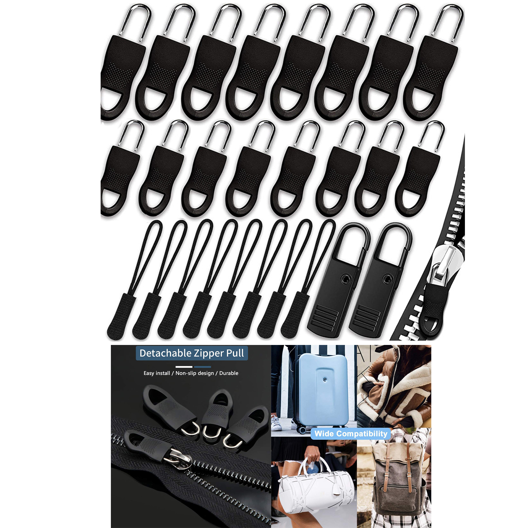 26 PCS Zipper Pull Set 2