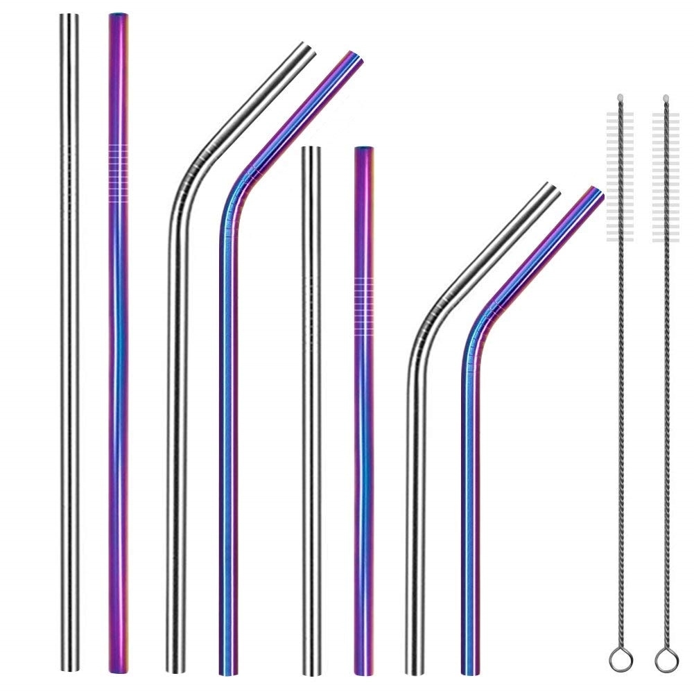 10.5" Stainless Steel Straw for Tumblers Cups Mugs 4