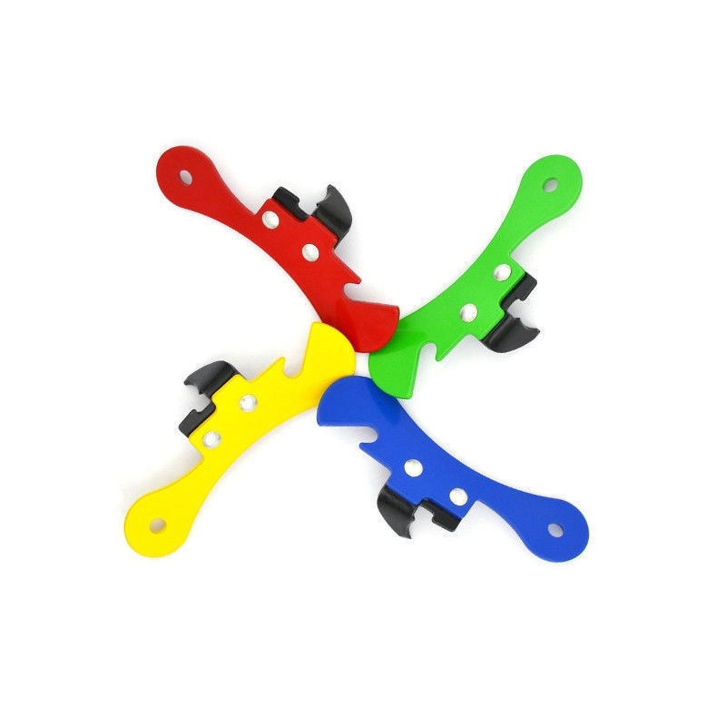 Solid Color Aluminum Bottle Opener and Keychain 6