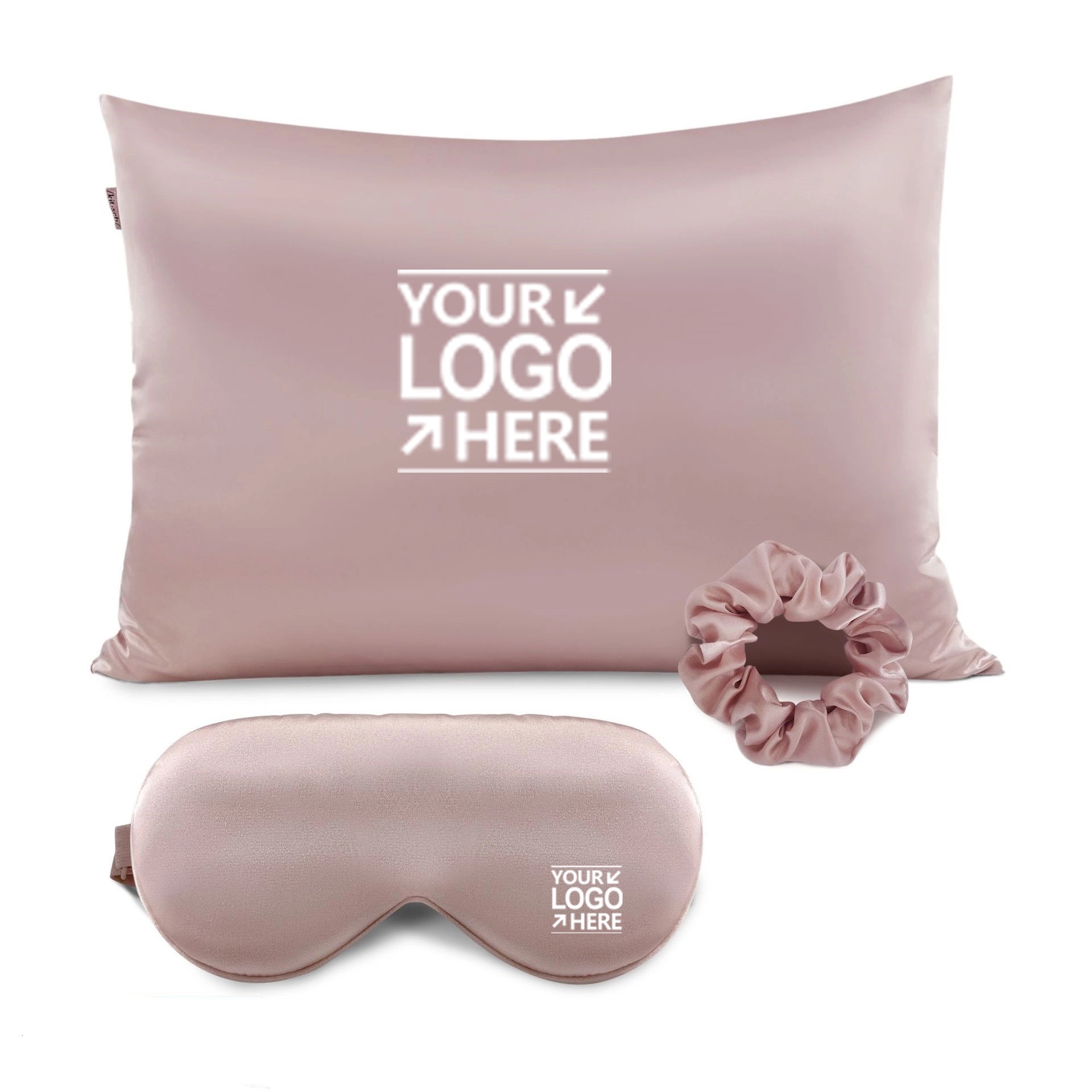 Silky Satin Pillow Covers with Hidden Zipper Set of 3 4