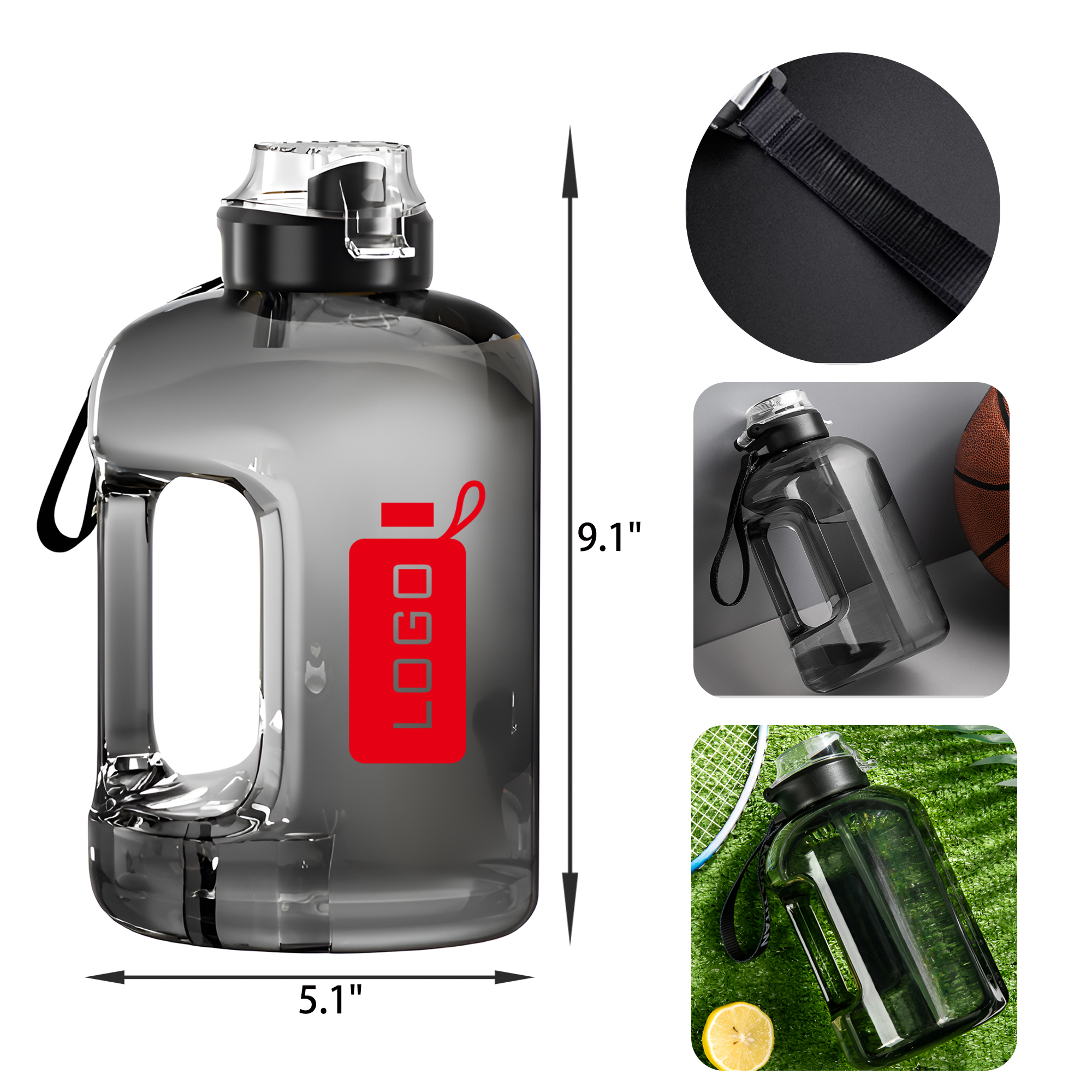 MOQ 50 PCS Portable Sport Water Bottle 3