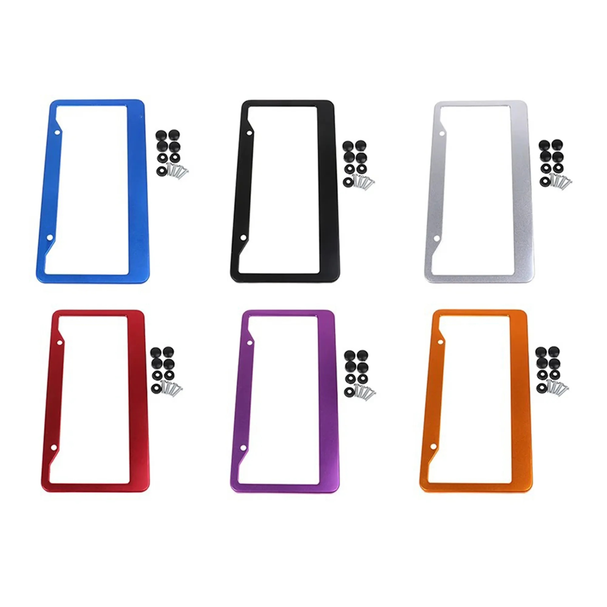 MOQ20 Custom Metal License Plate Frames 2