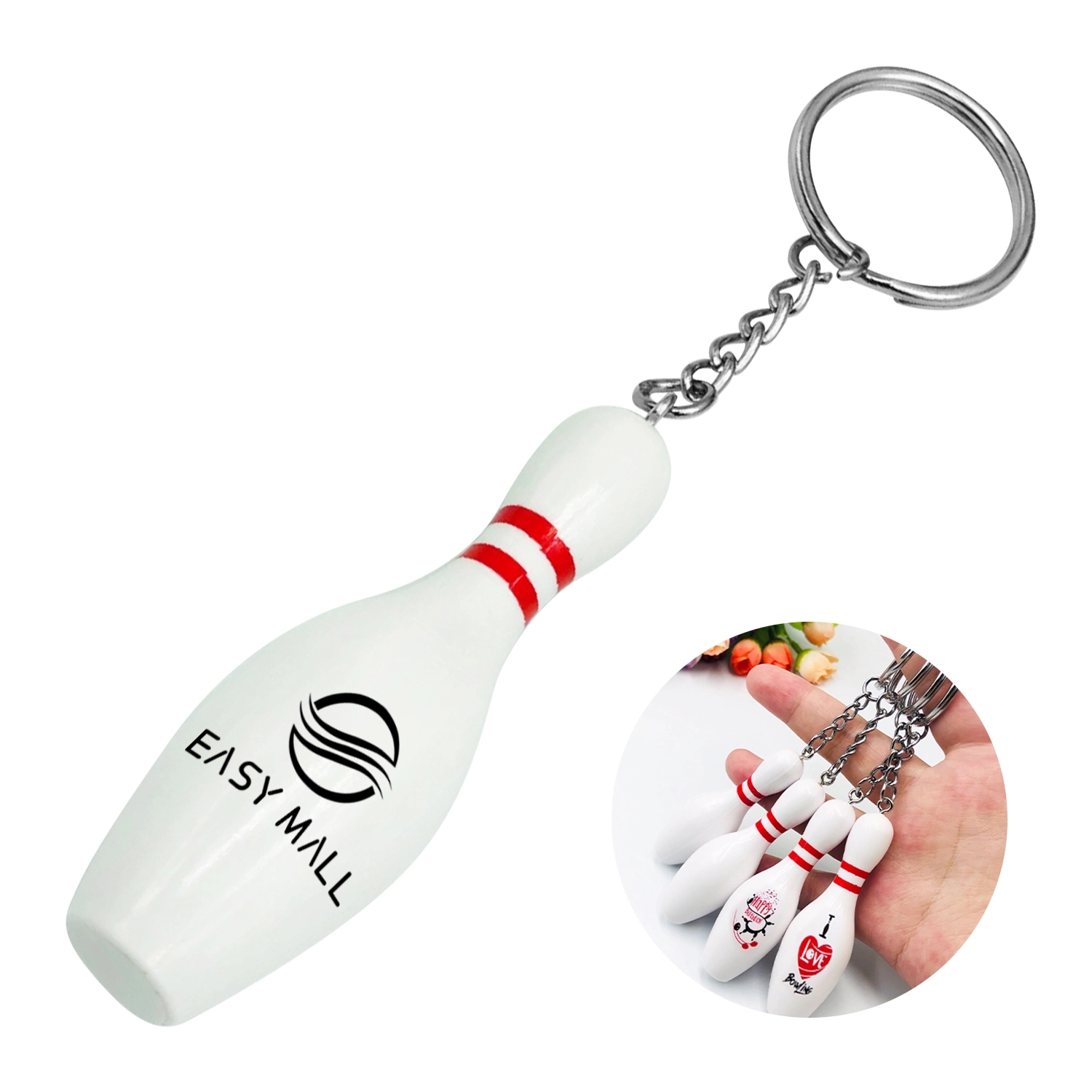 Mini Bowling Key Chain 2