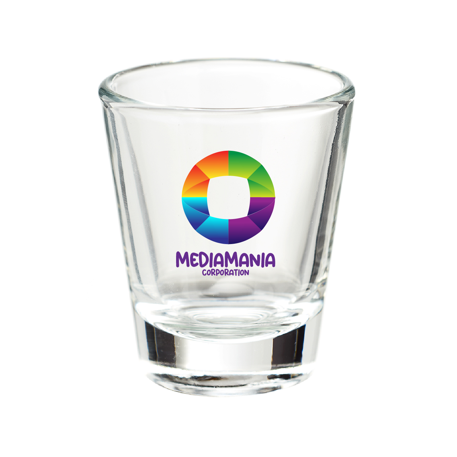 1.75 oz. Ardent Round Shot Glass (Full Color Imprint) 1