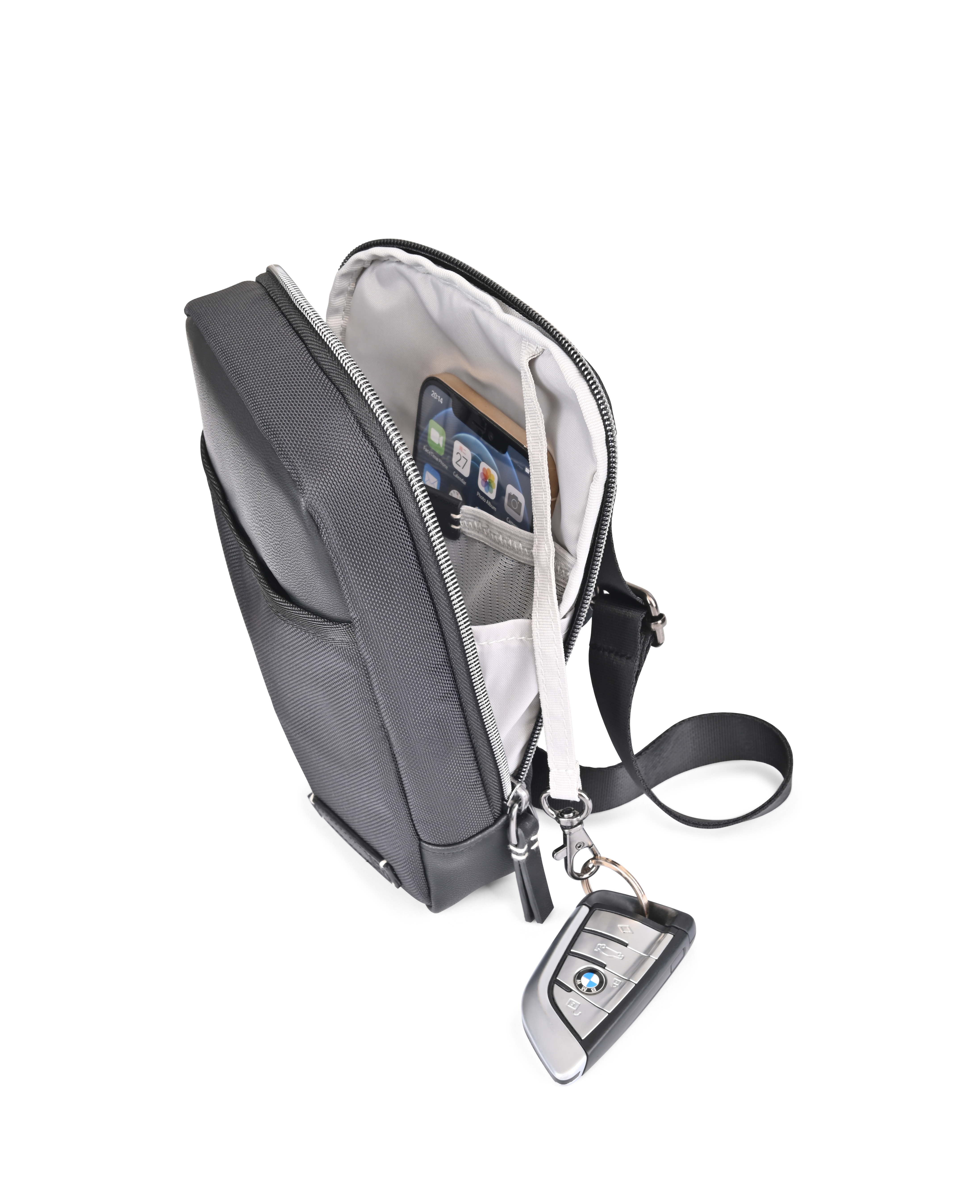 Travis & Wells® Lennox Recycled Nylon Crossbody 3