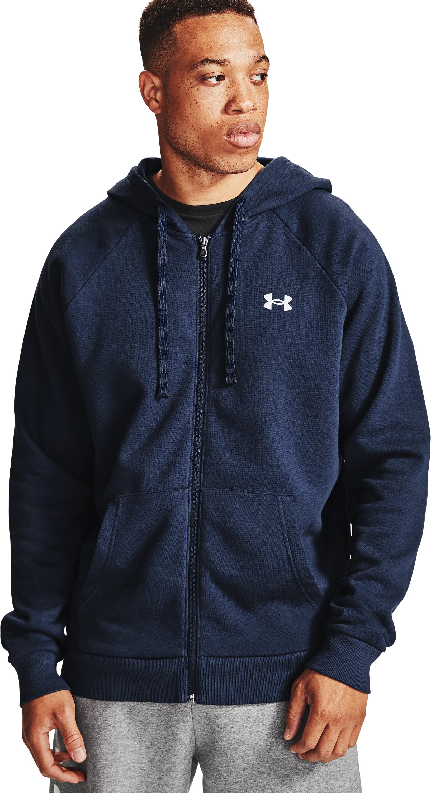 UA Rival Cotton Men's Full Zip Hoodie 4