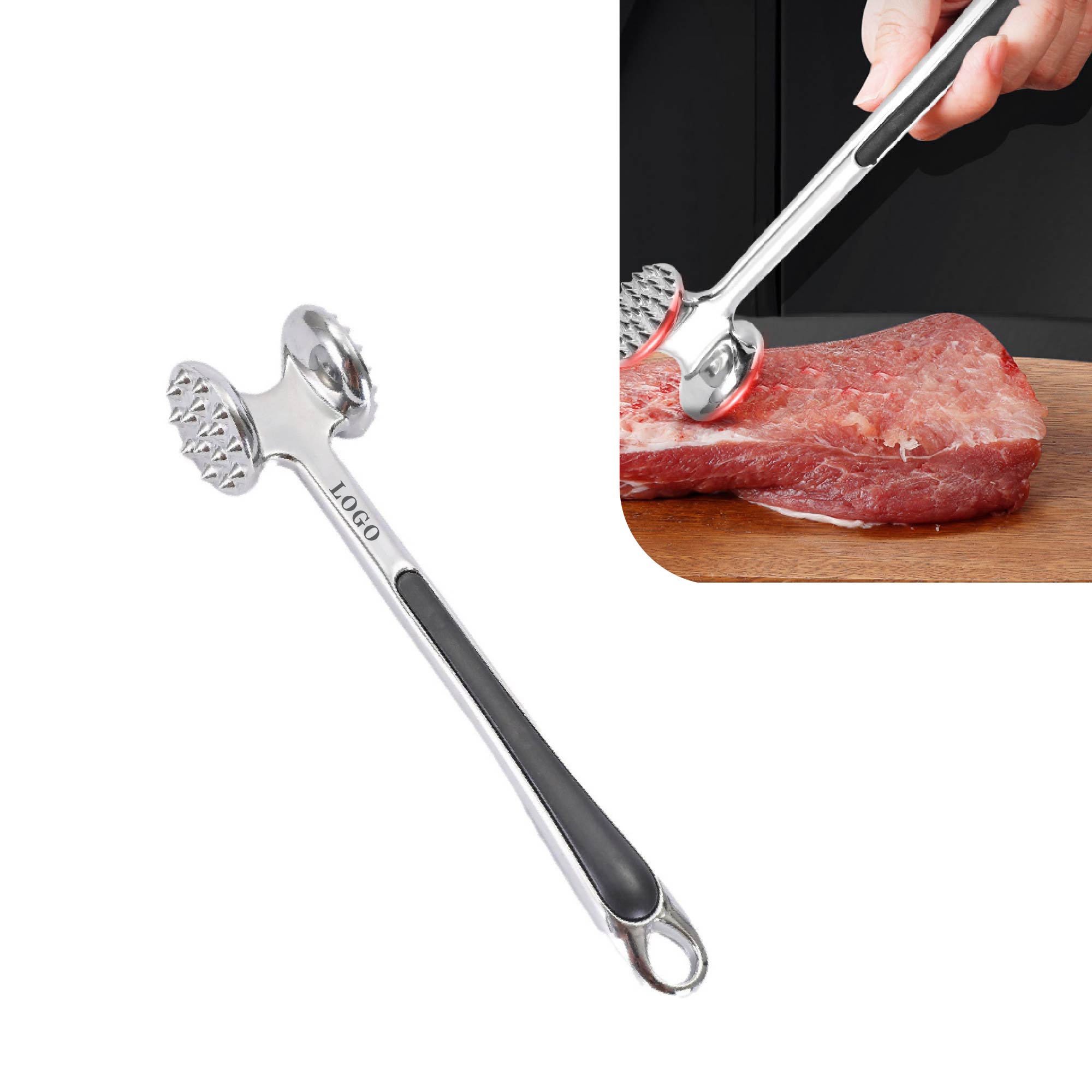 MOQ 10 pcs Kitchen Meat Mallet 2