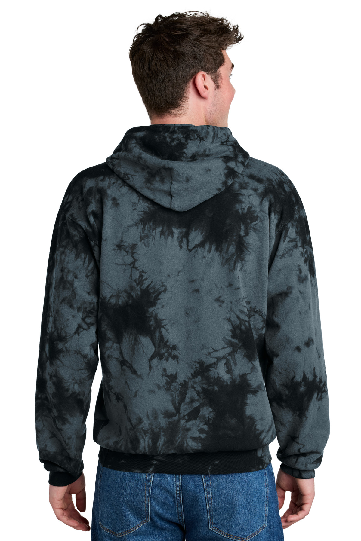 Crystal Tie-Dye Pullover Hoodie