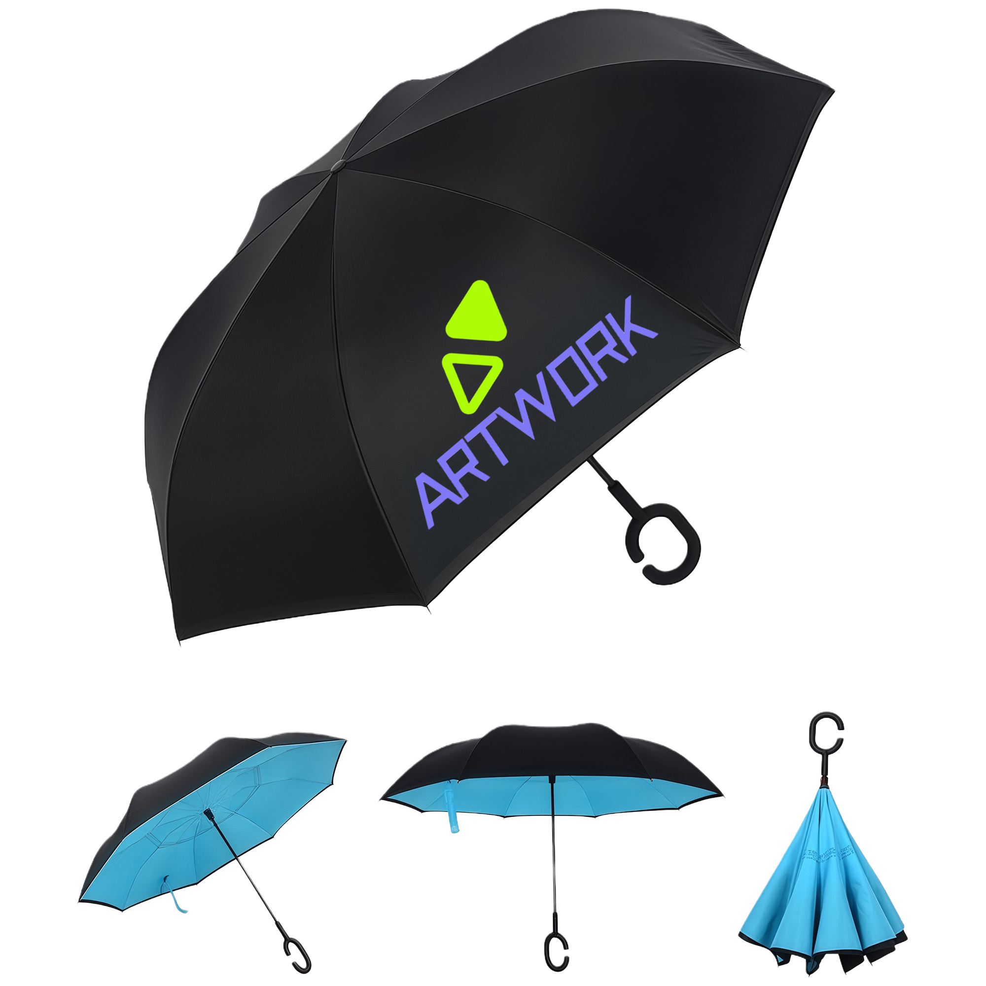 Large Upside Down Inverted Umbrella 4