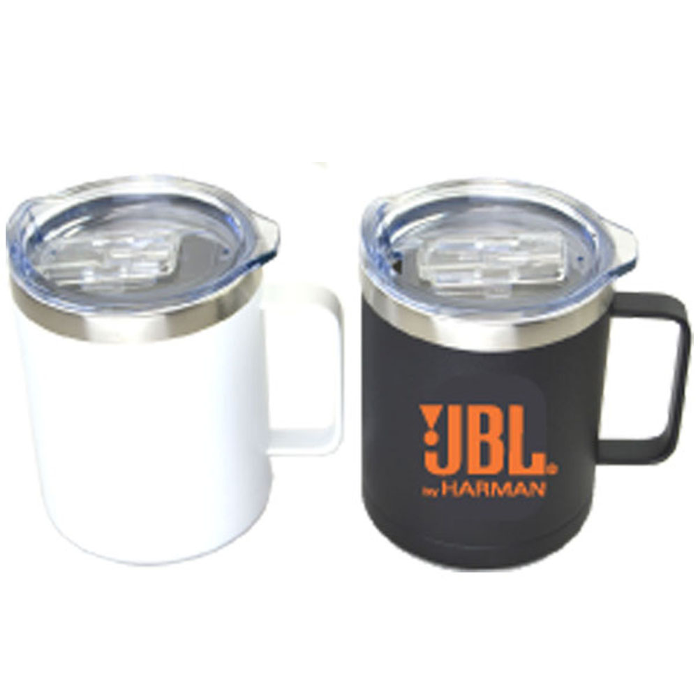14 Oz Camp Vacuum Insulated Mug with Lids and Matte Finish 1