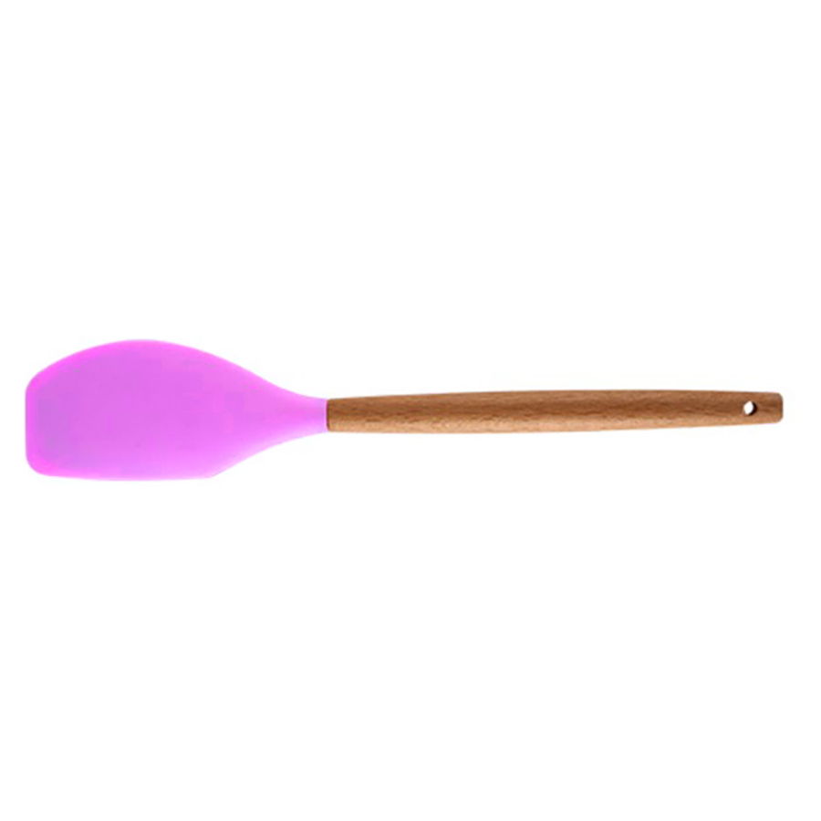 Silicone Cooking Or Serving Utensil With Wooden Handle 9