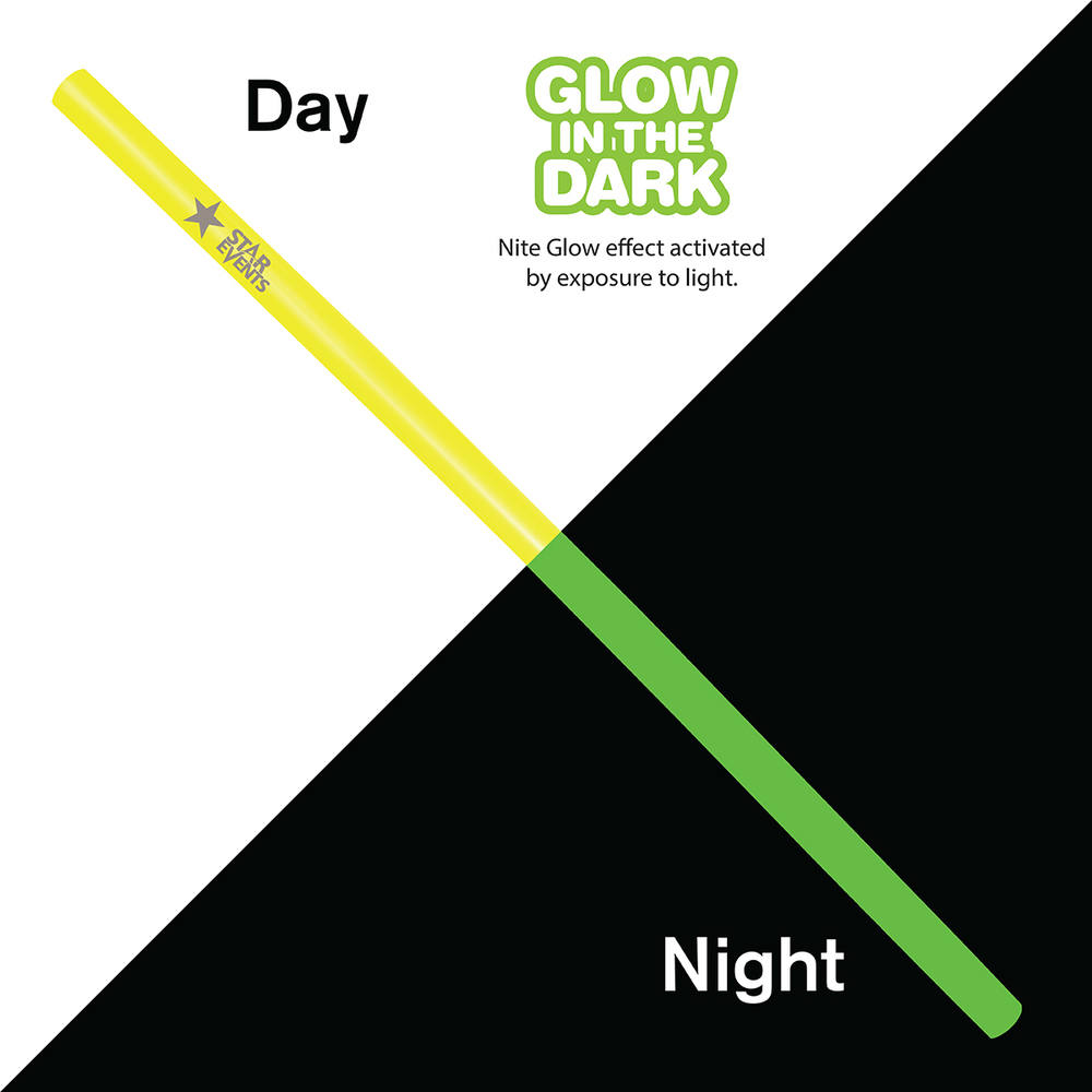 Nite Glow Reusable Straw - 6 Pack 17