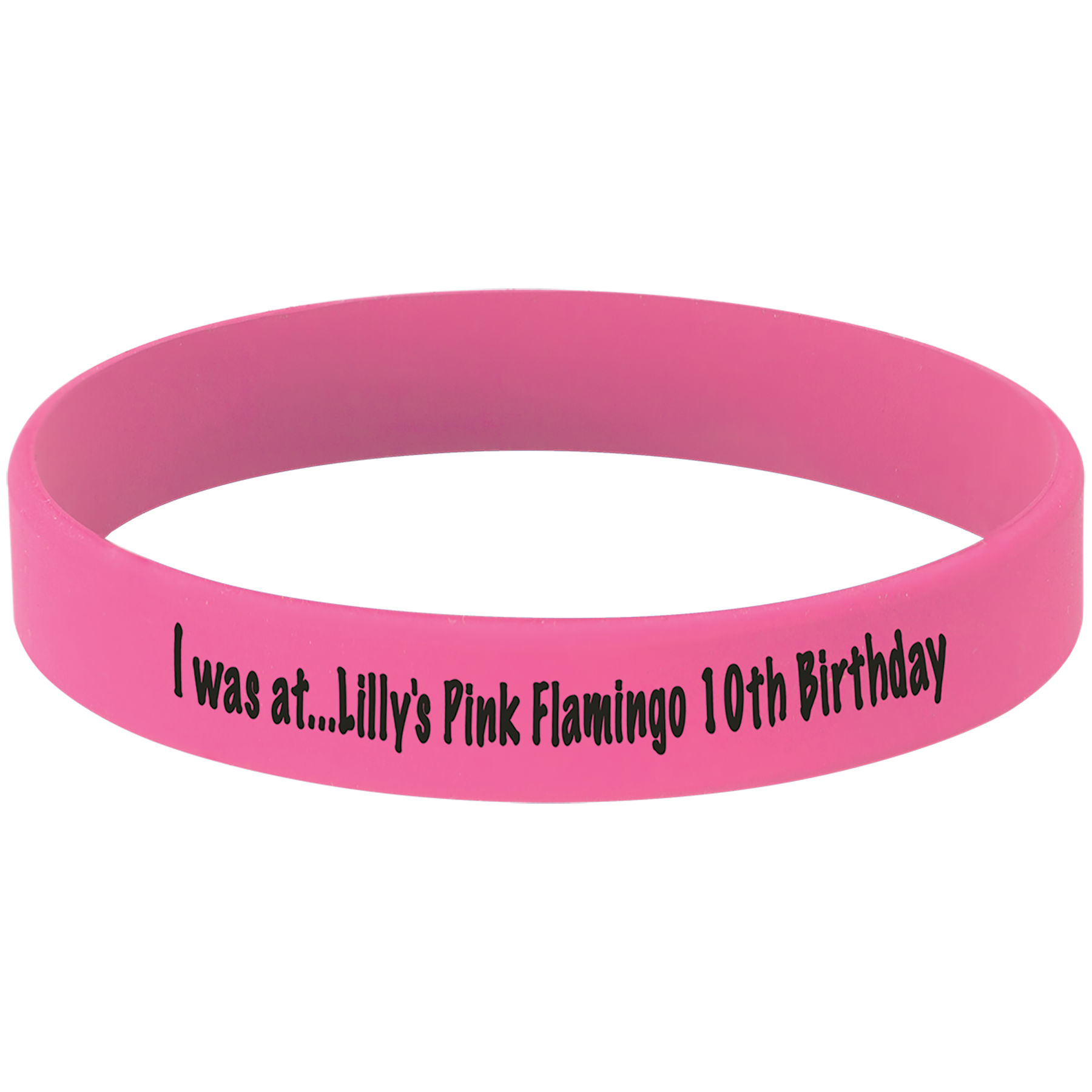 3 3/4" Pink/Black Bracelet 2