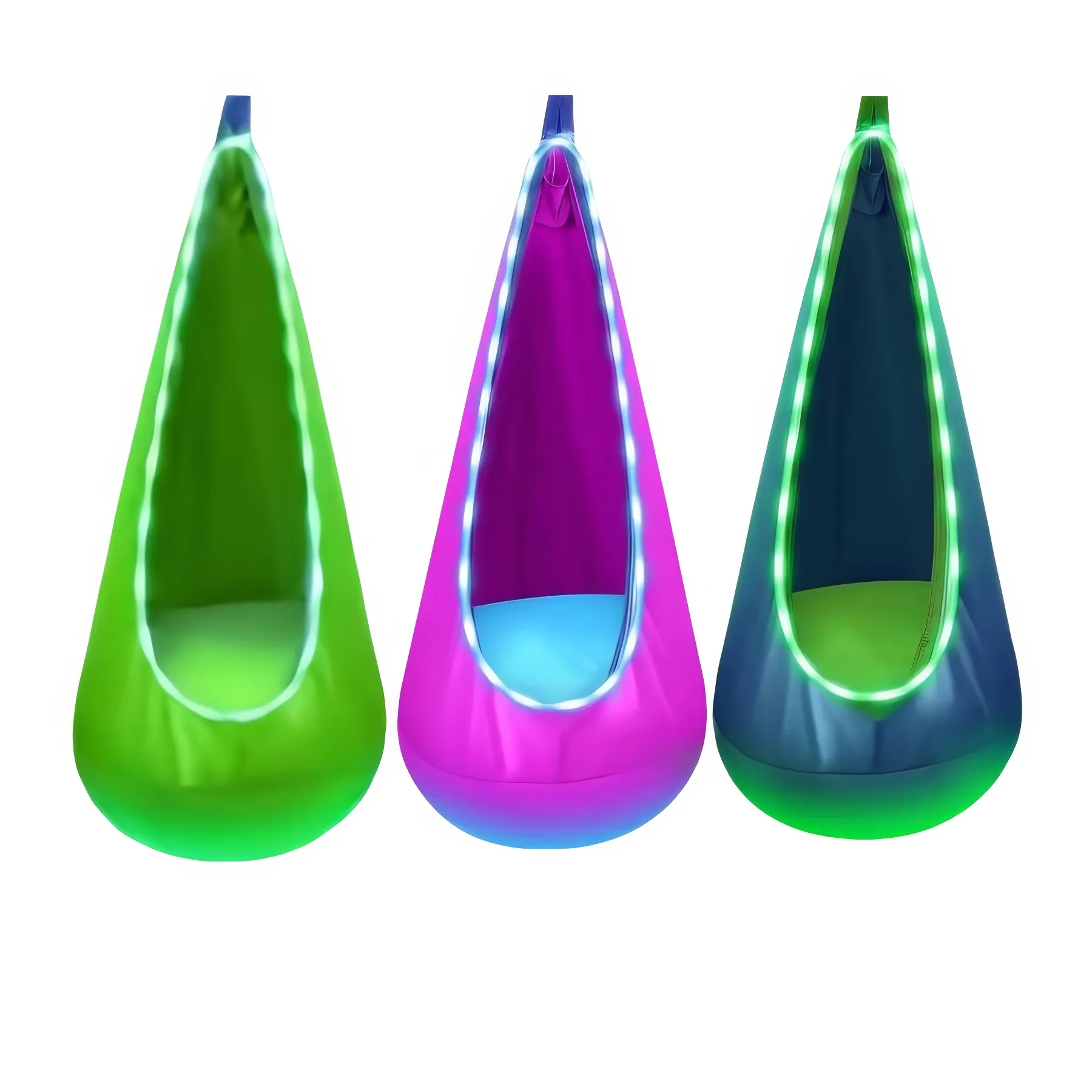 Kids Led Lights Pod Swing Chair 6