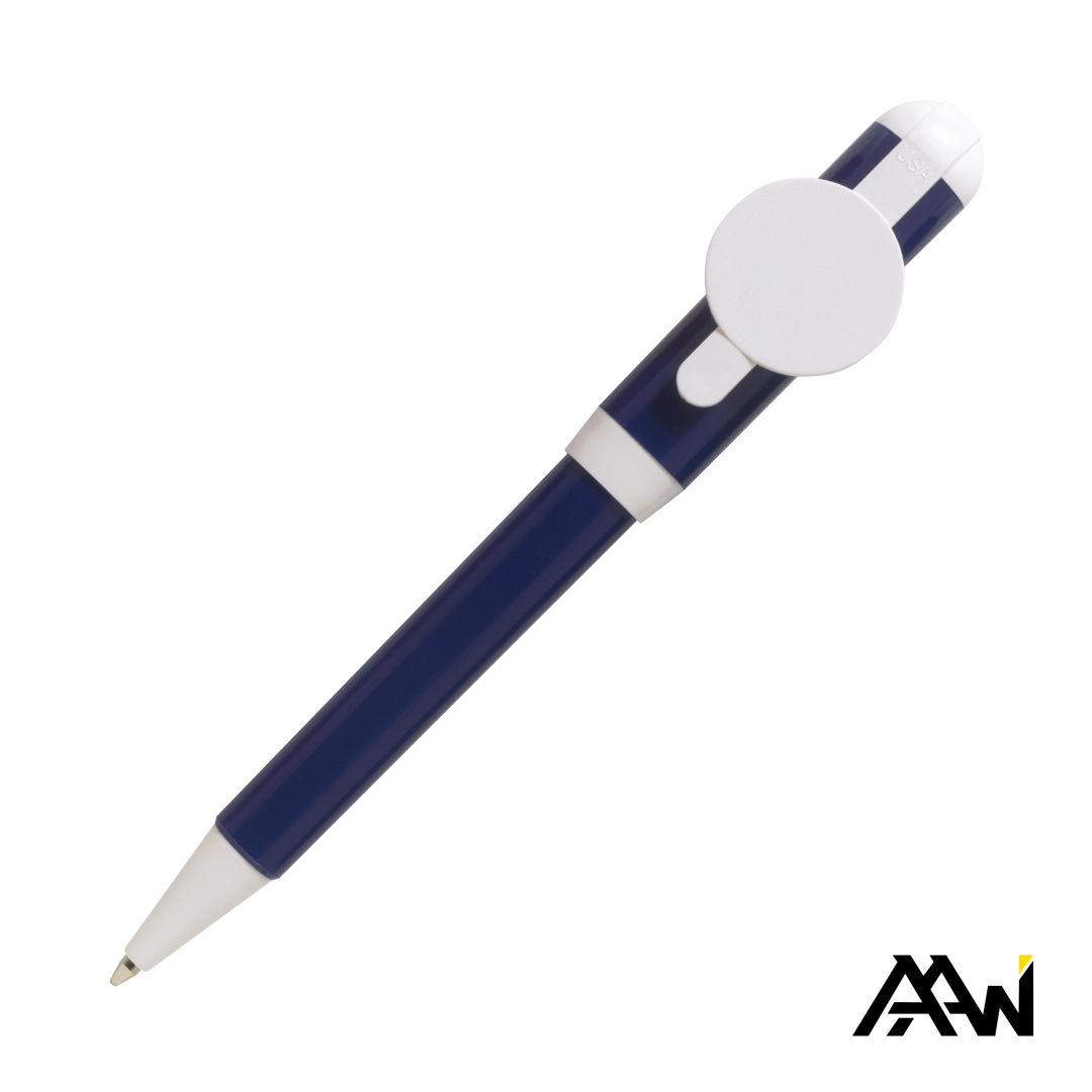 Jumbo QR Billboard Twist Pen - White Accent 9