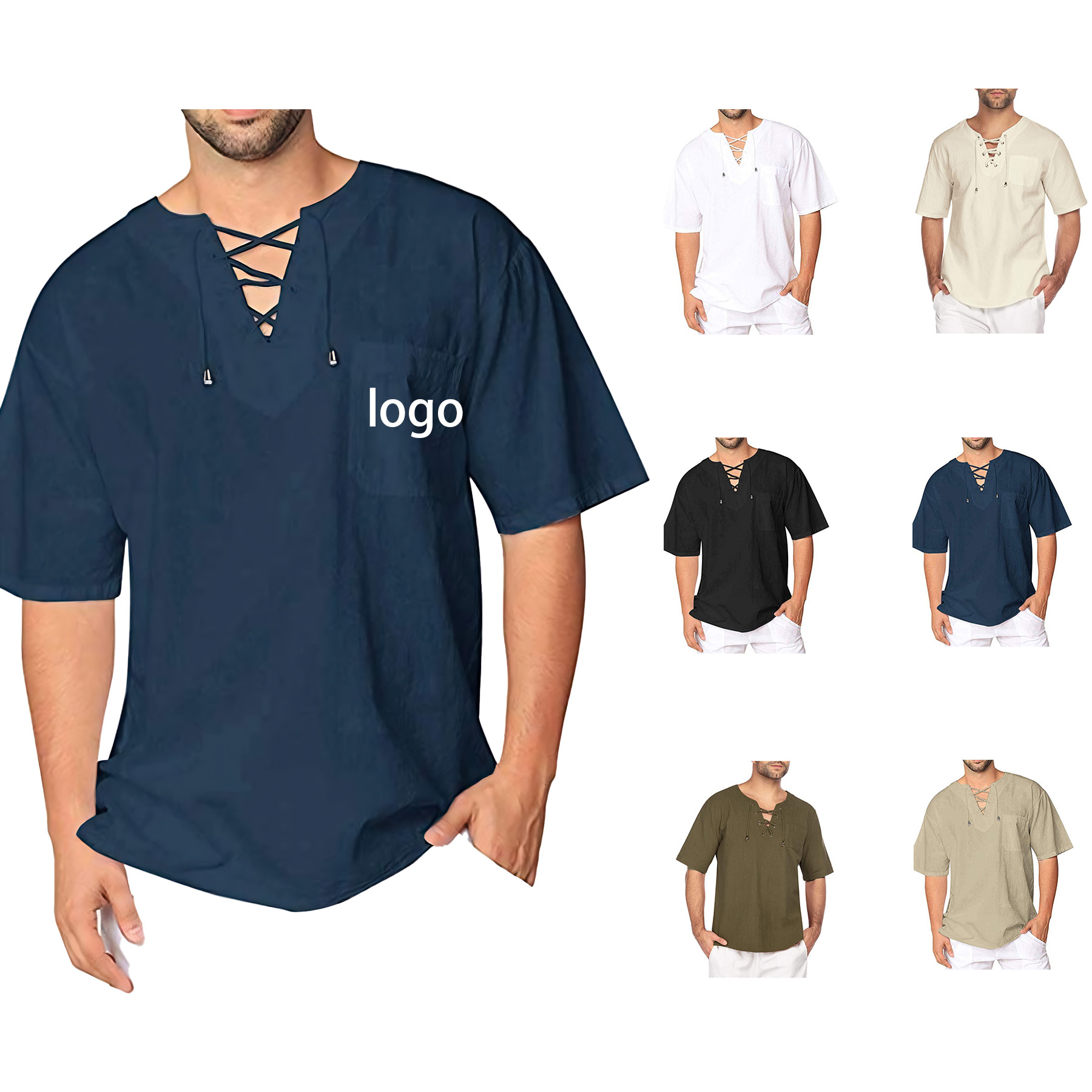 Casual Drawstring Shirt 8