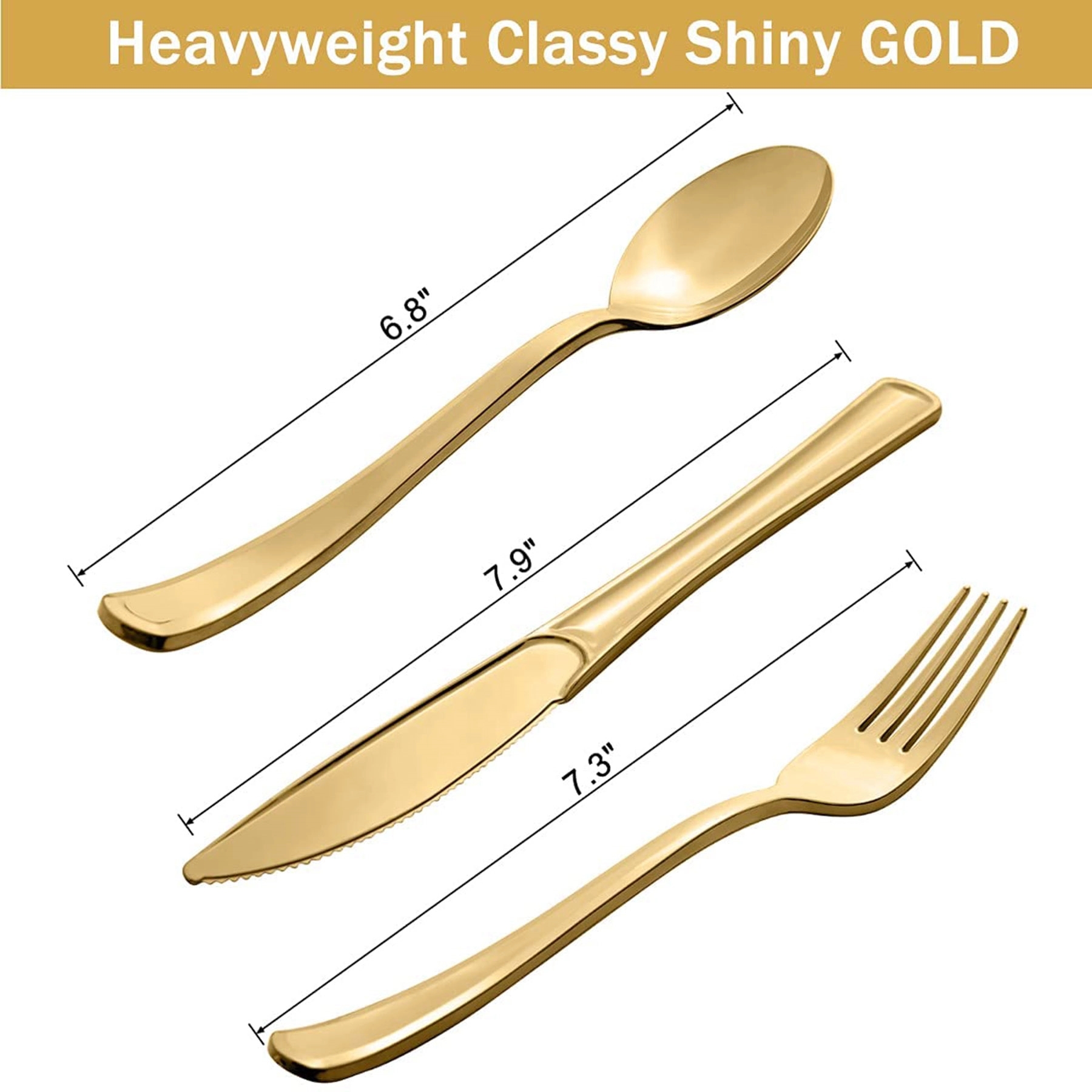 80 Pieces Black and Gold Party Supplies 2