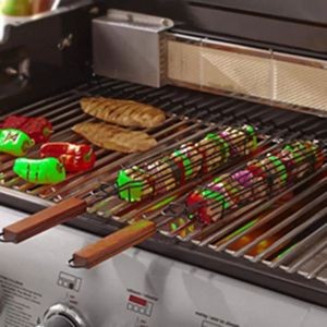 BBQ Kabob Grilling Baskets 3