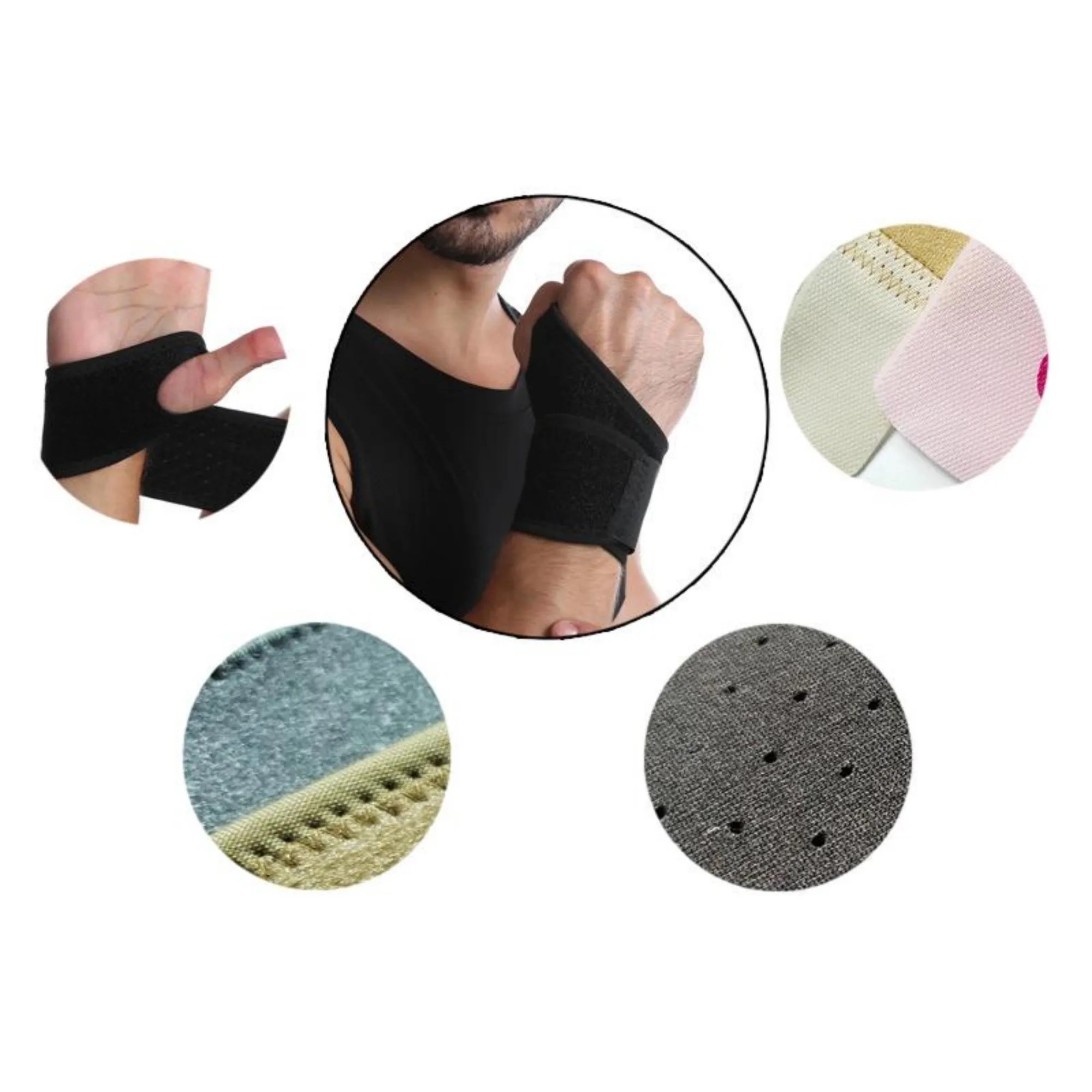 Wrap Around Bandage Stretch Wrist Guard MOQ 100PCS 6