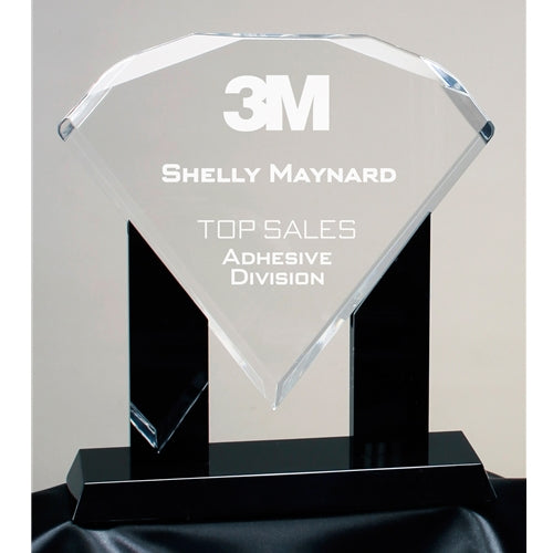 Acrylic Diamond Award On Base 3
