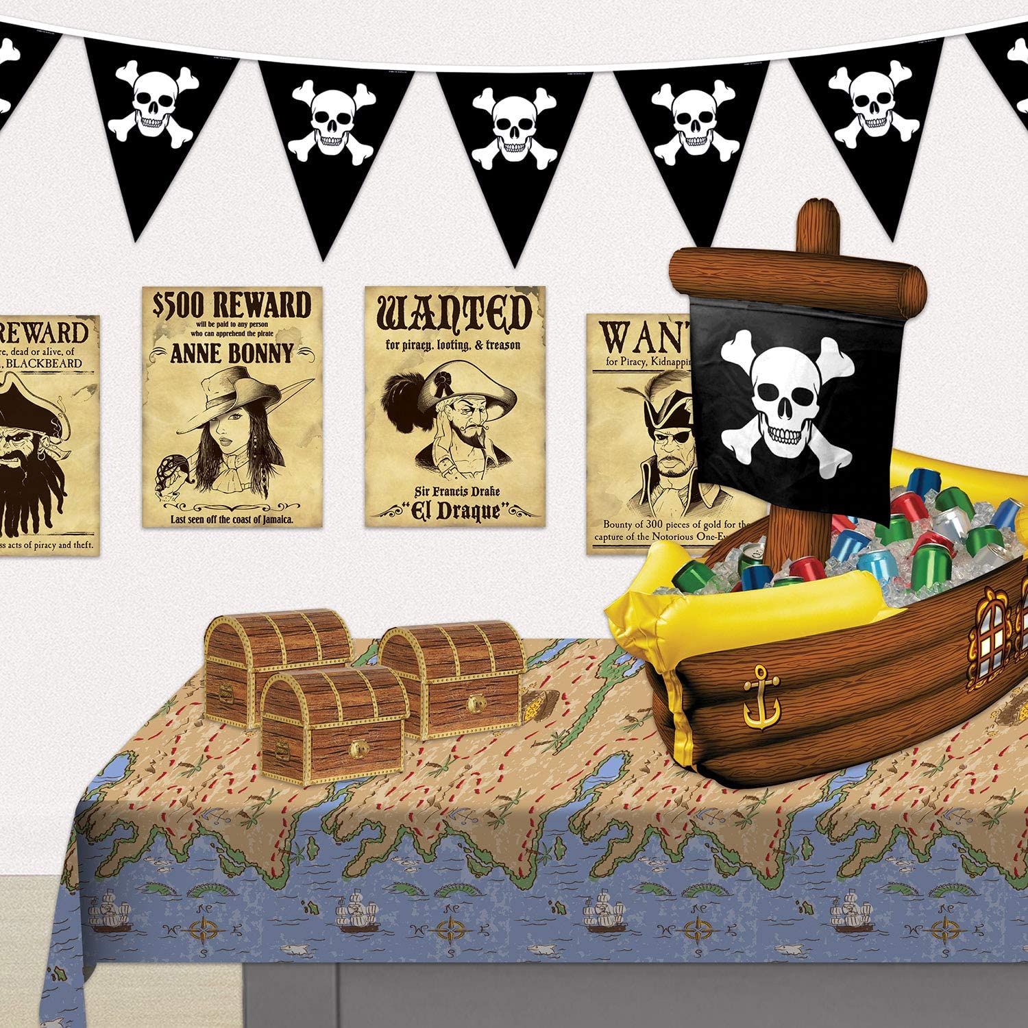 Pirate Ship Inflatable Cooler 5